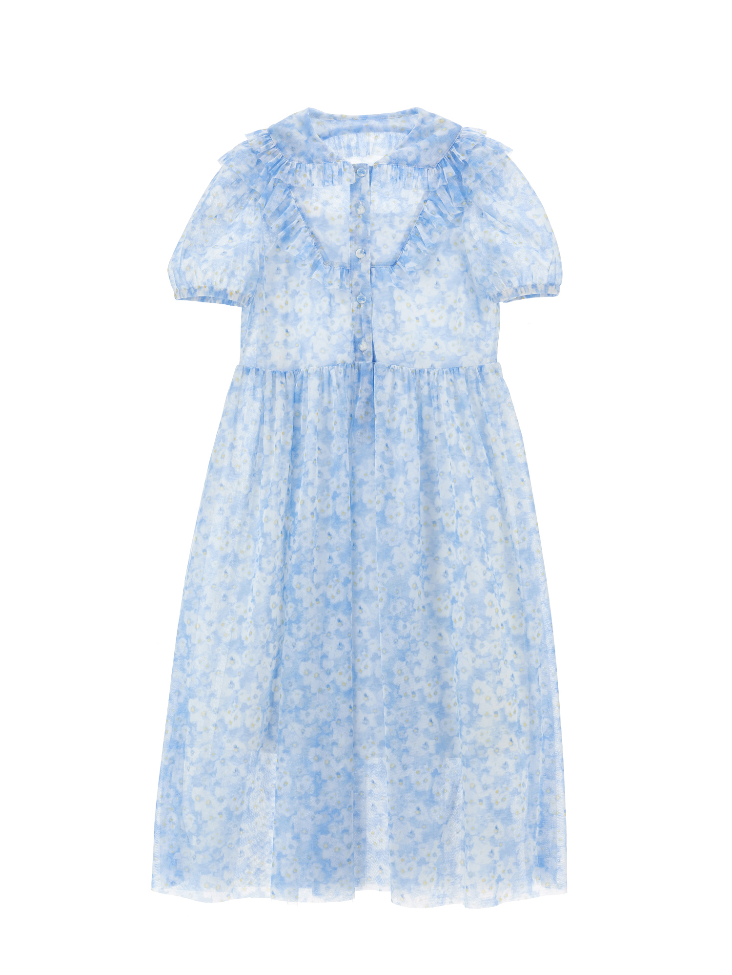Philosophy Di Lorenzo Serafini Philosophy Kids  Floral Tulle Dress For Girls