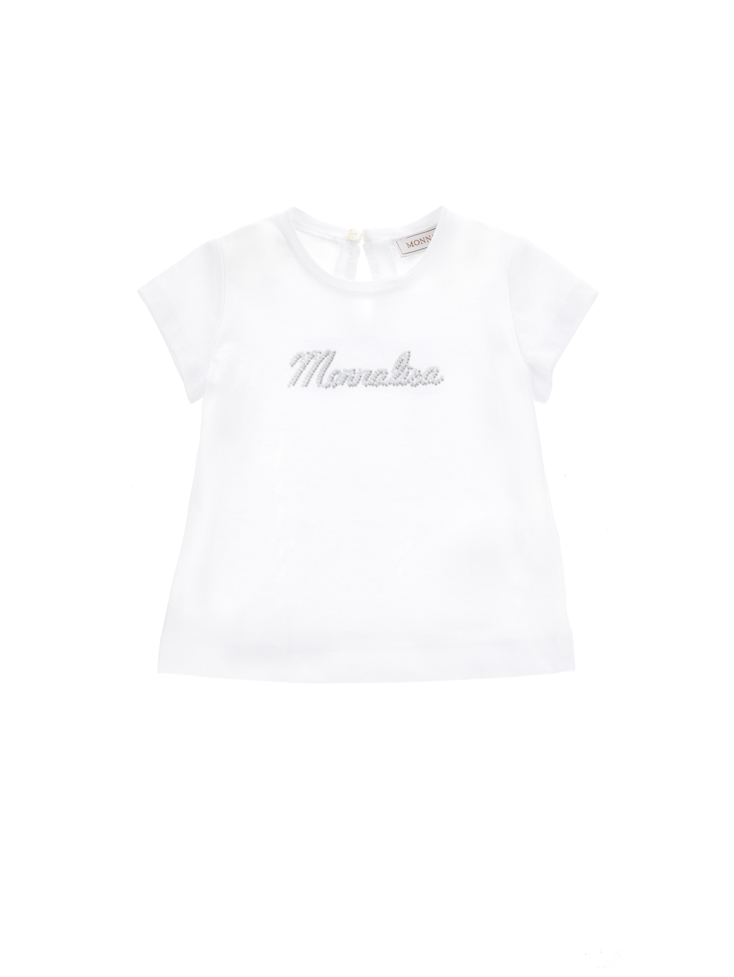 Monnalisa Babies'  Jersey T-shirt In White