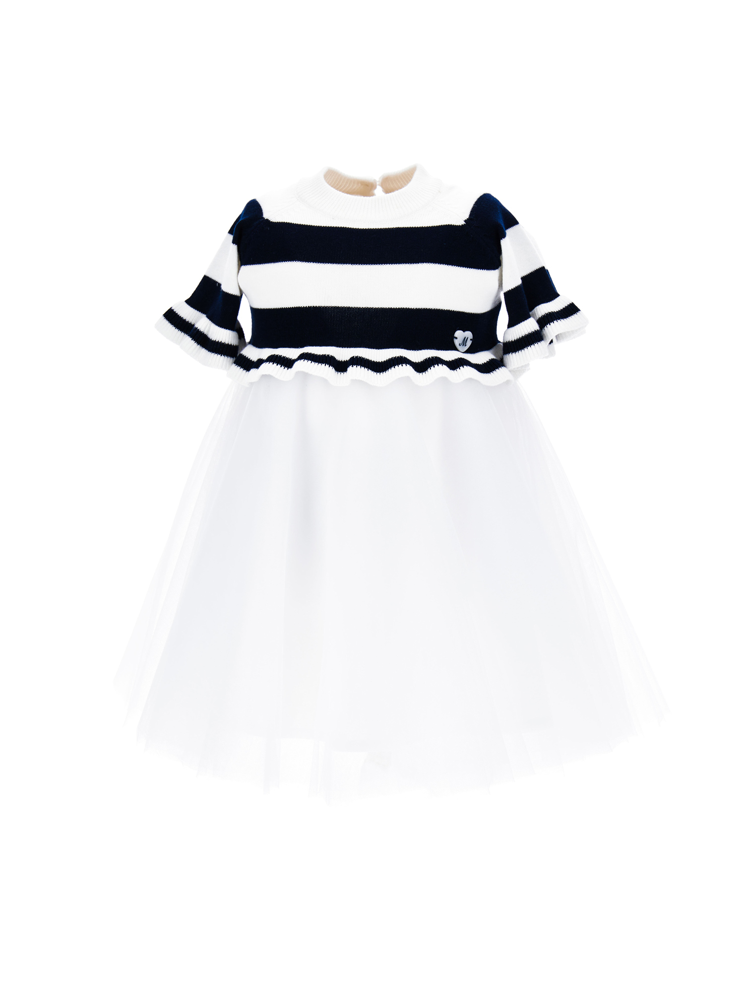 Monnalisa Abito tulle mano seta