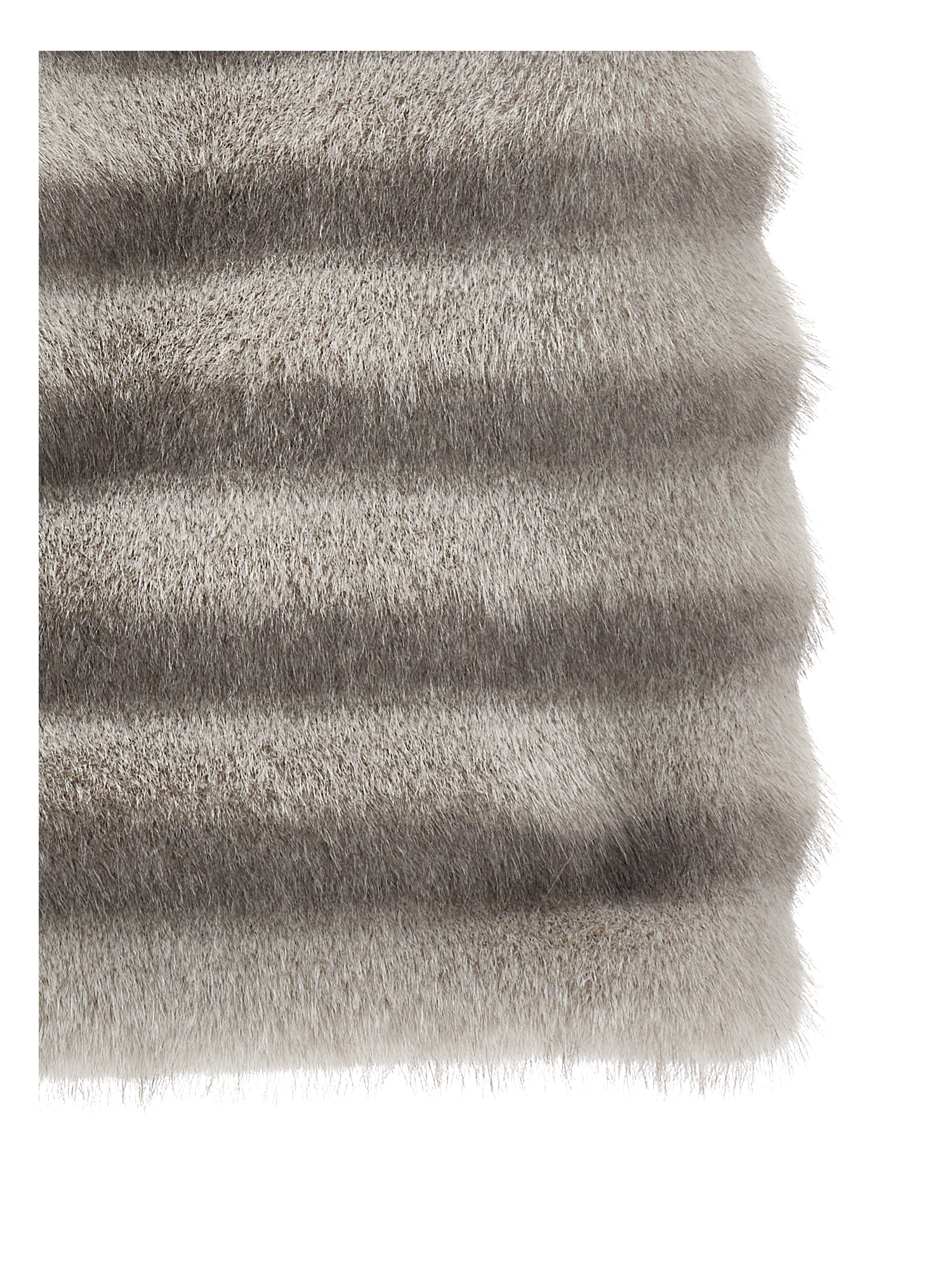Monnalisa Plush Vest In Gray