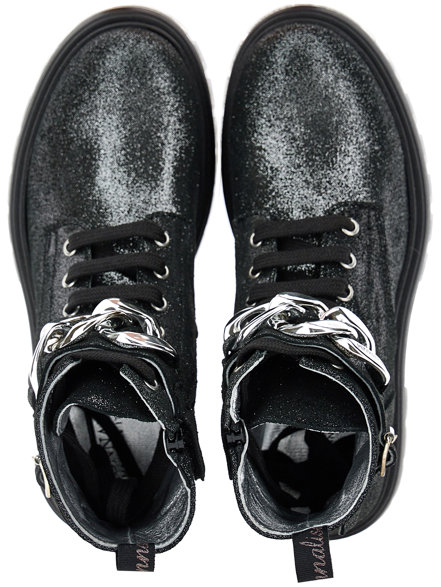 Sparkly hot sale combat boots