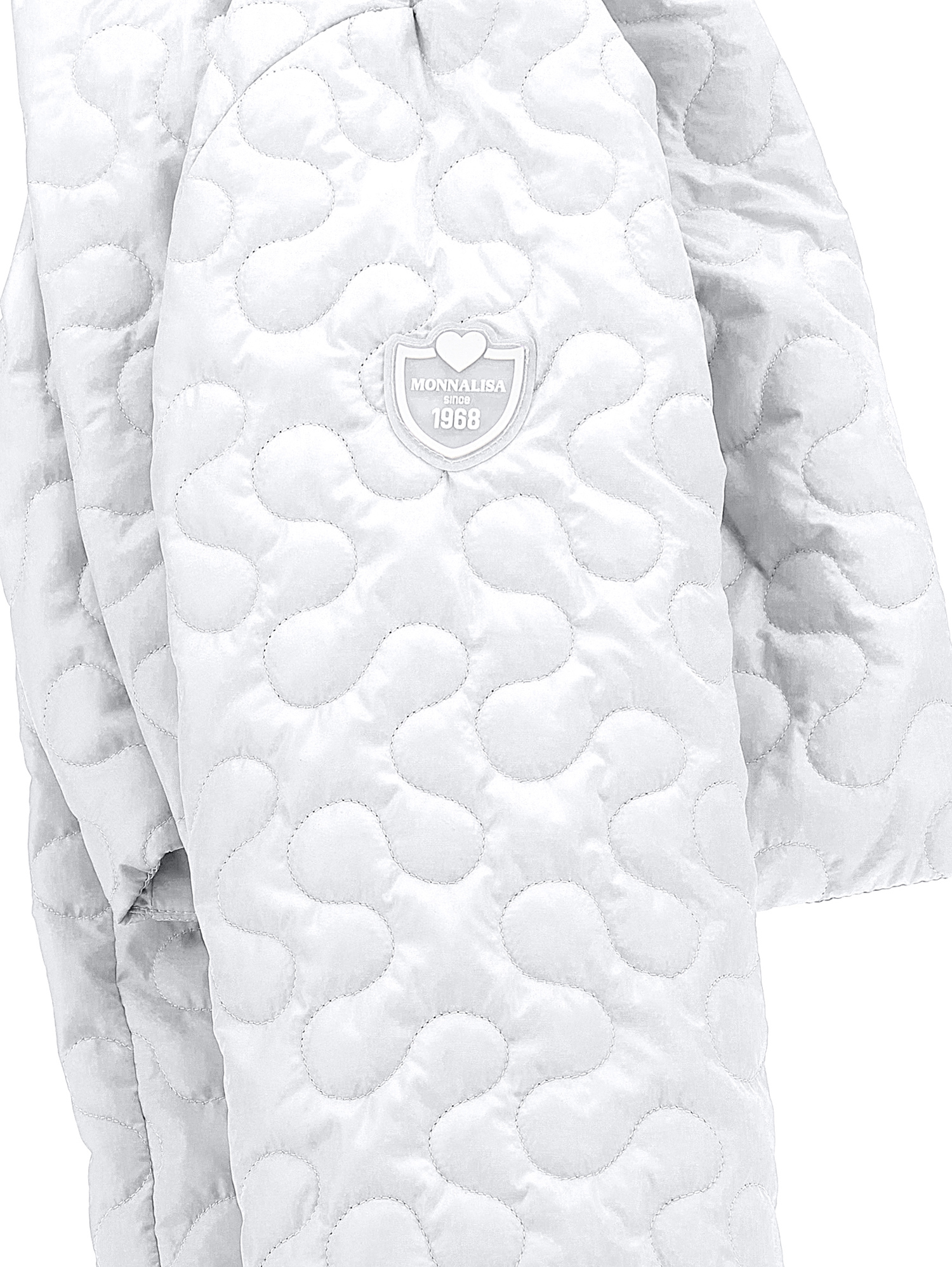 Monnalisa Extra Light Quilted Jacket In White
