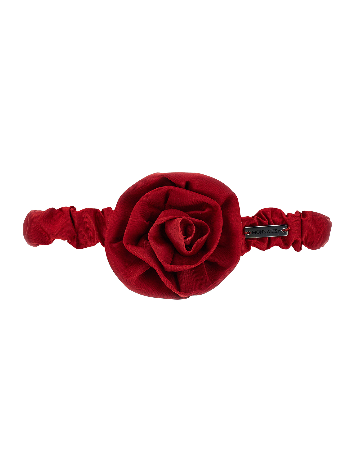 Monnalisa Duchesse Hair Band In Ruby Red