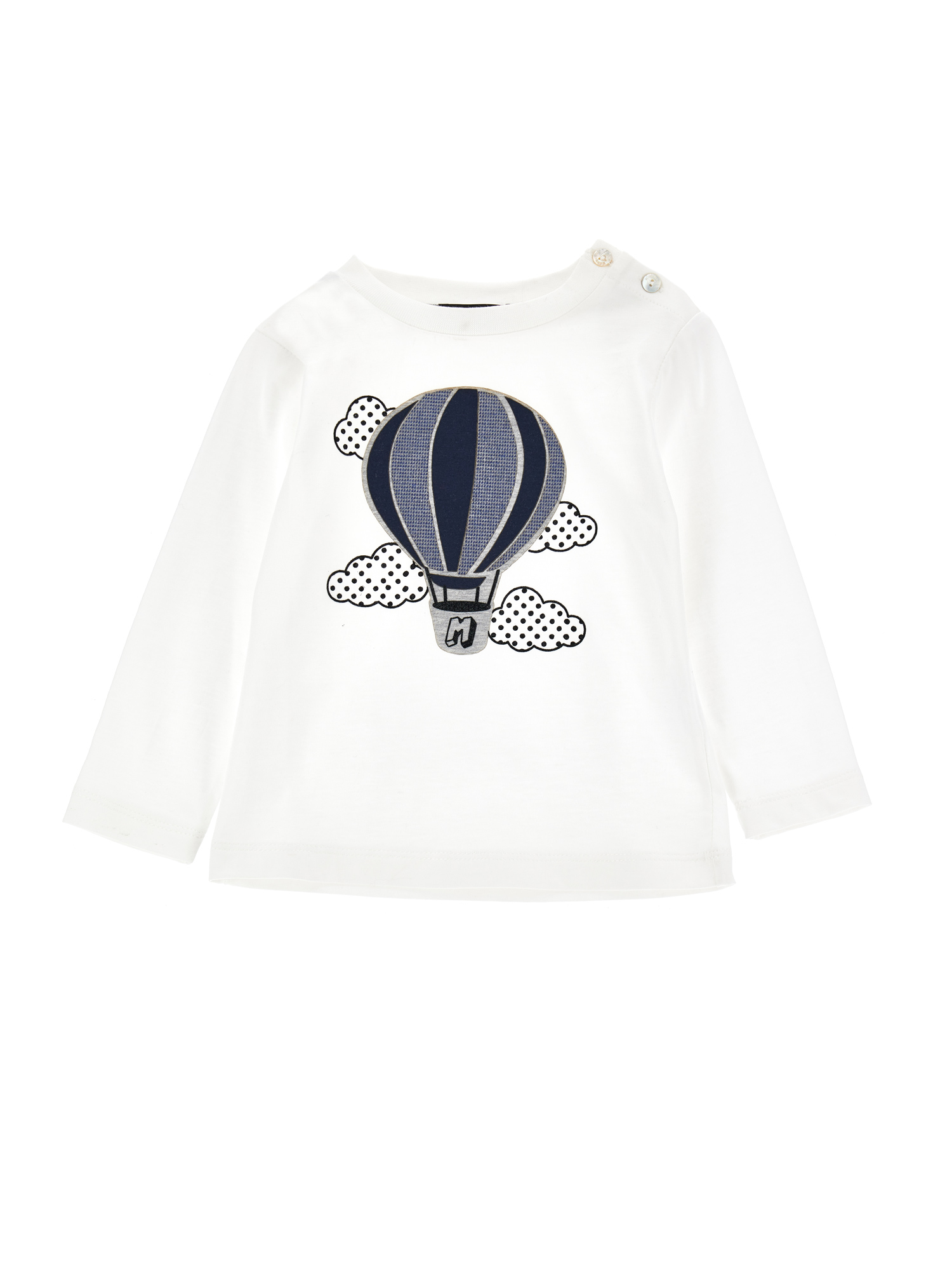 Monnalisa T-shirt girocollo con mongolfiera