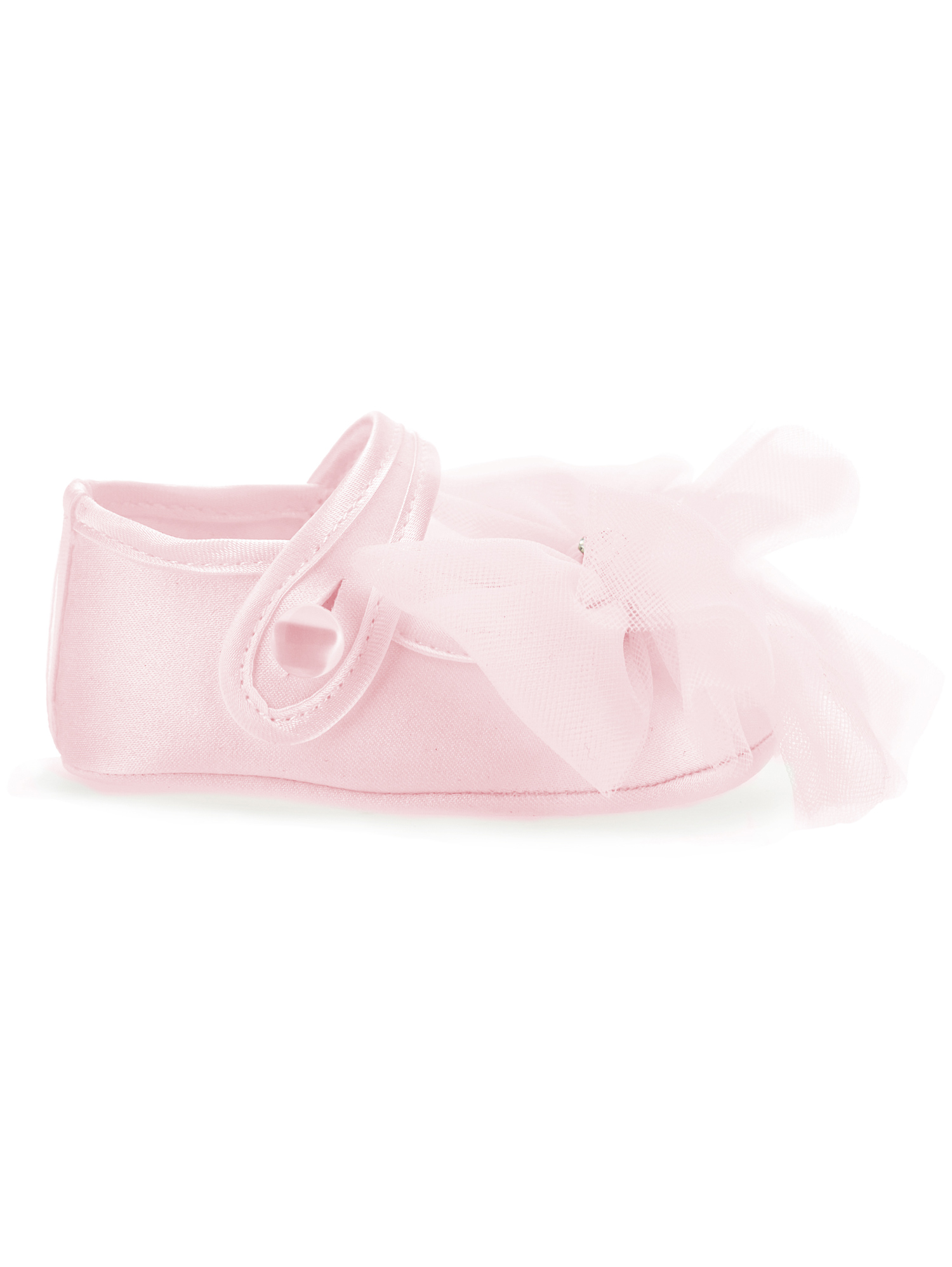Monnalisa Ballerine raso con maxifiocco