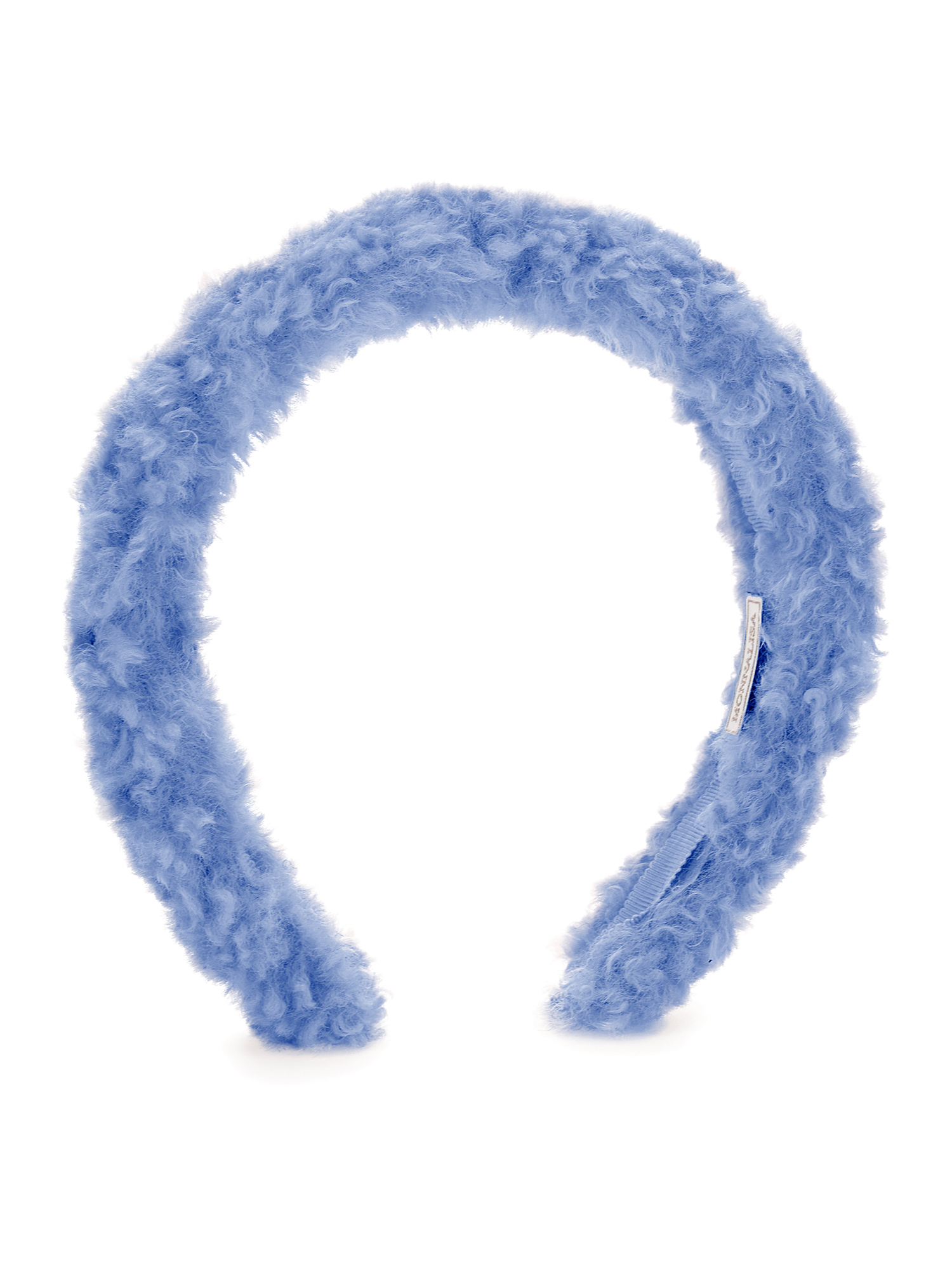 Monnalisa Kids'   Plush Headband In Bluestone