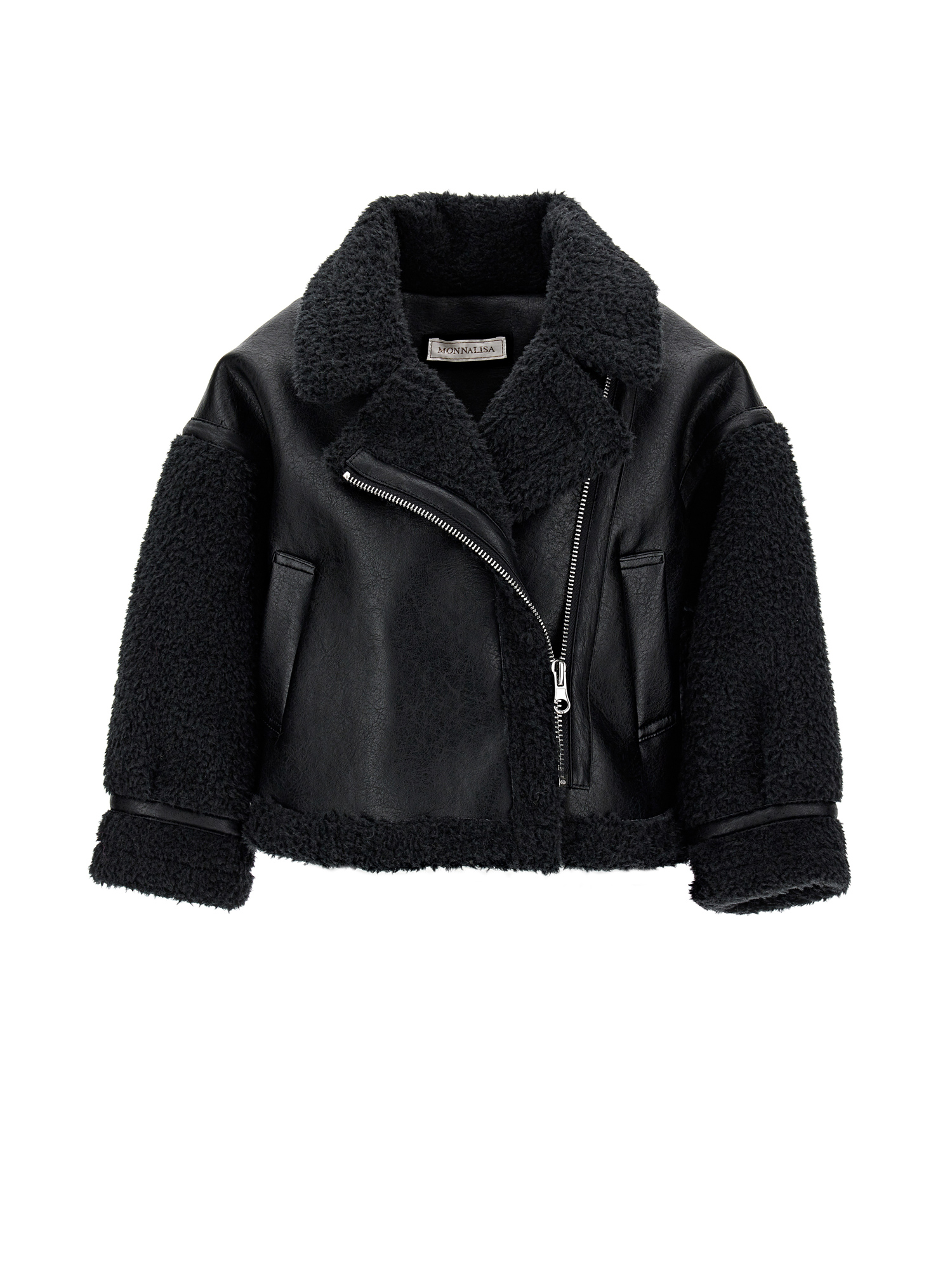 Monnalisa rhinestone-embellished blazer - Black