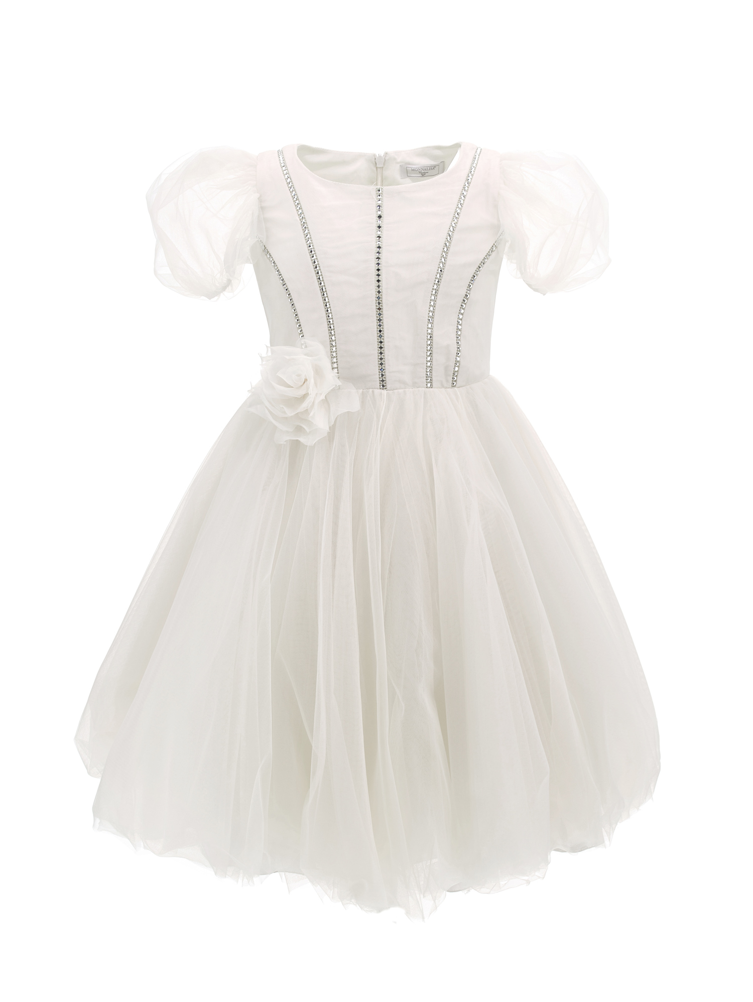 Monnalisa Abito Sunset tulle mano seta