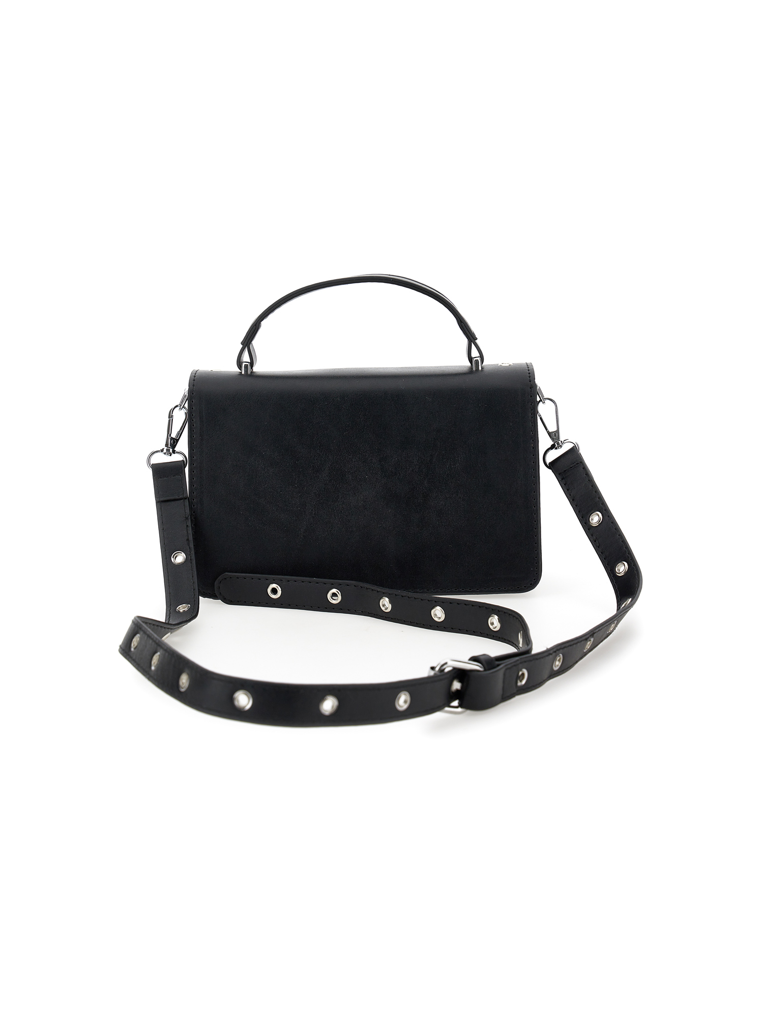 Monnalisa Coated Fabric Folder In Black