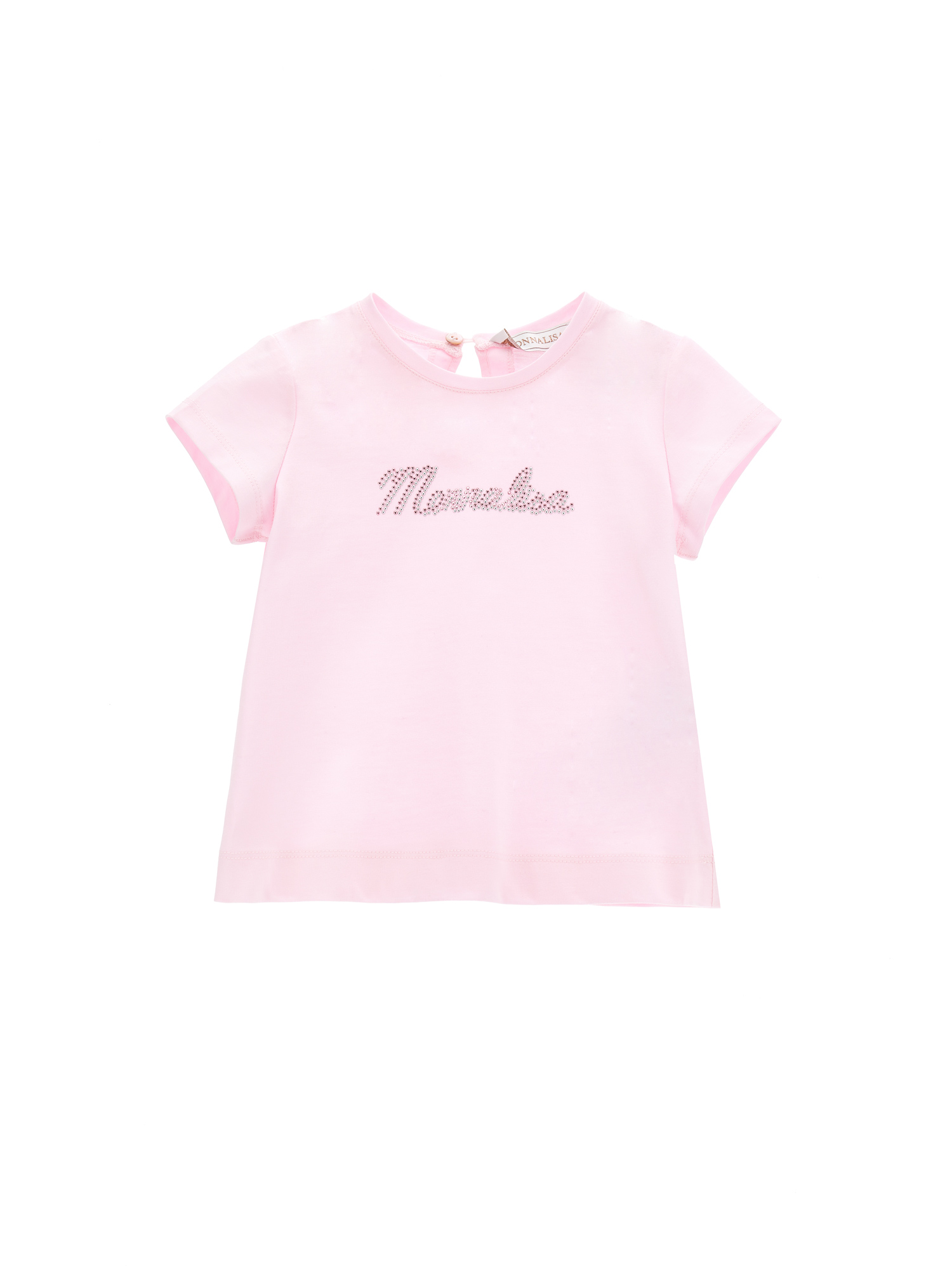 Monnalisa Kids'  Jersey T-shirt In Rosa Fairy Tale