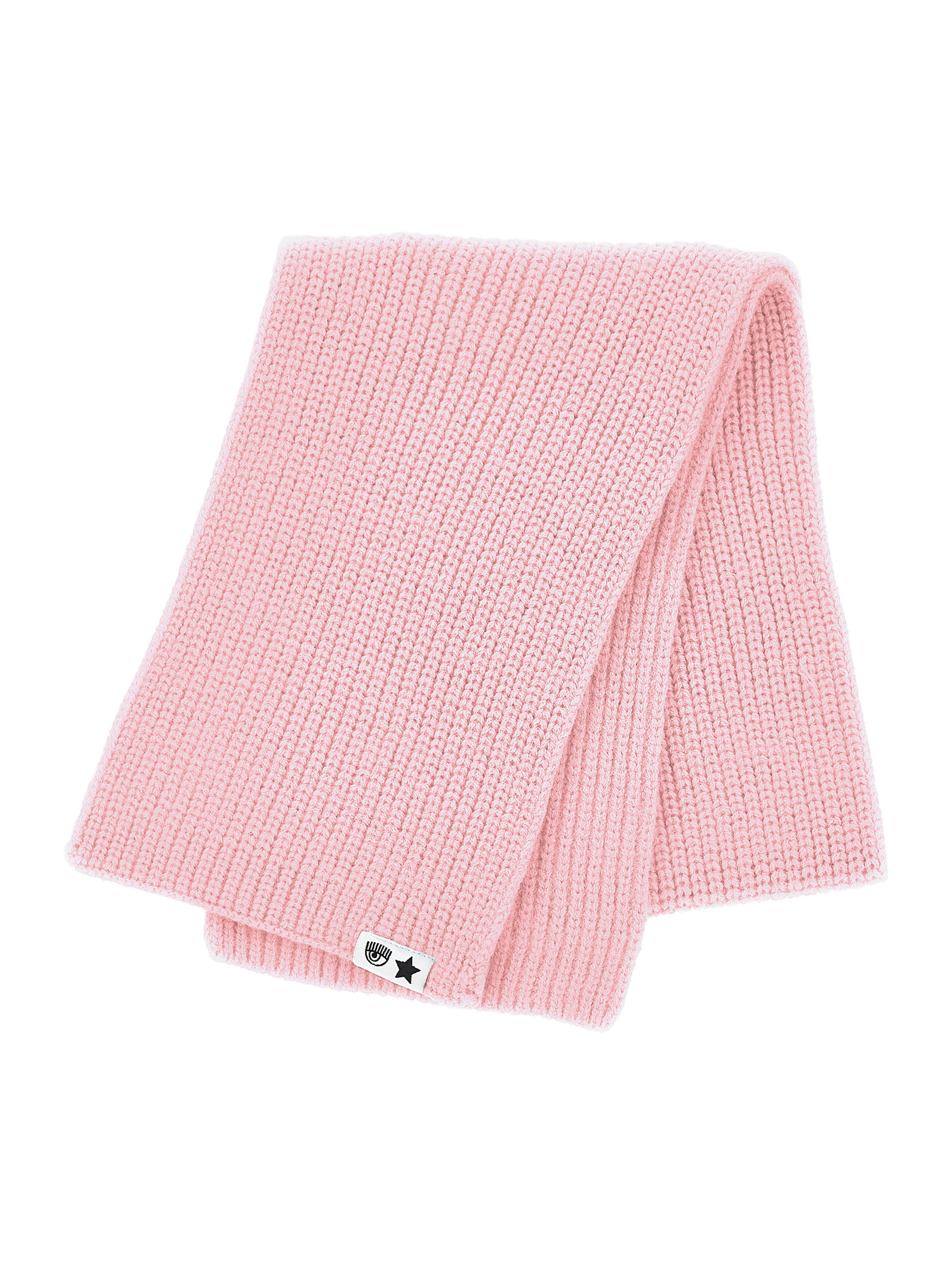 Chiara Ferragni Babies'   Cf Eyestar Knit Scarf In Lilac Sachet