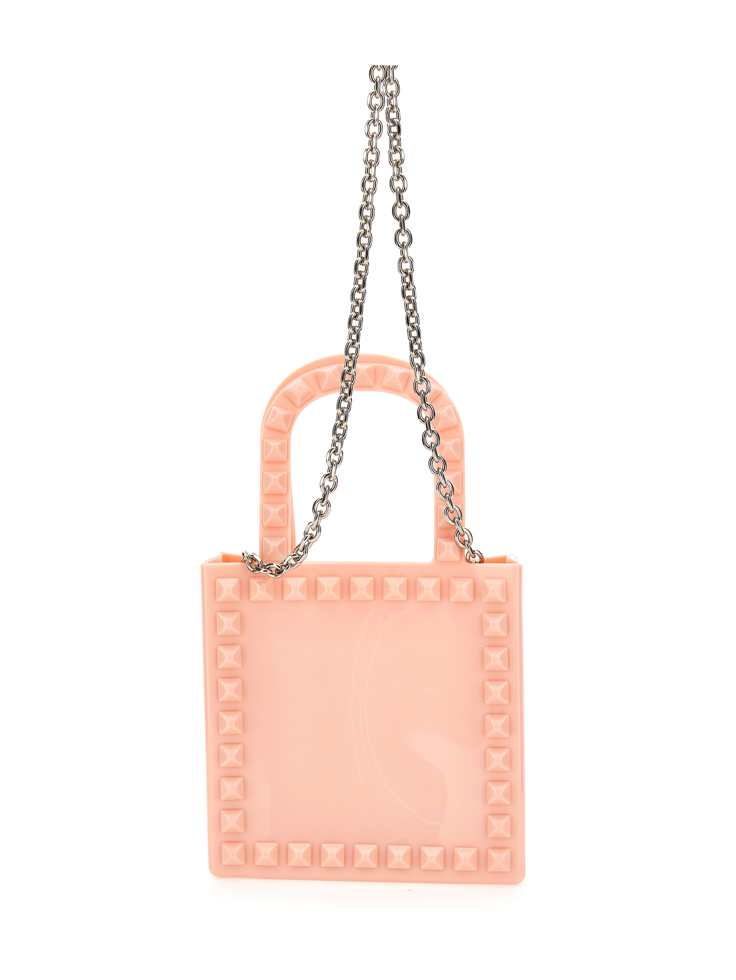 Shop Monnalisa Pvc Shopper-style Minibag In Rosa Fairy Tale