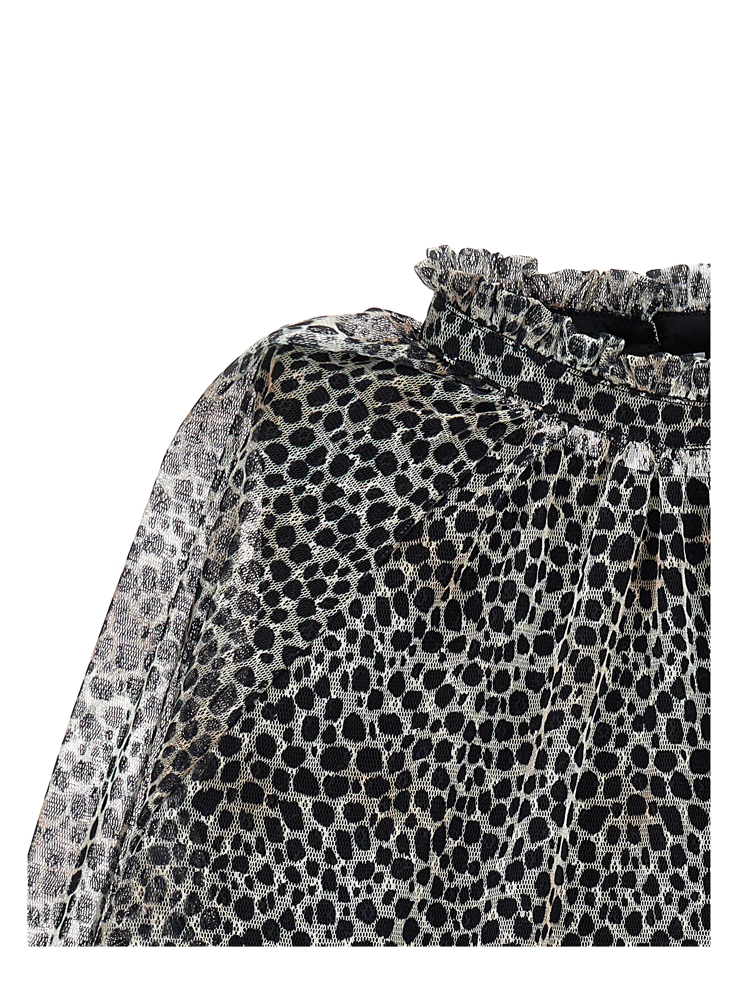 Philosophy Di Lorenzo Serafini Philosophy Kids  Plumetis Tulle Blouse In Black