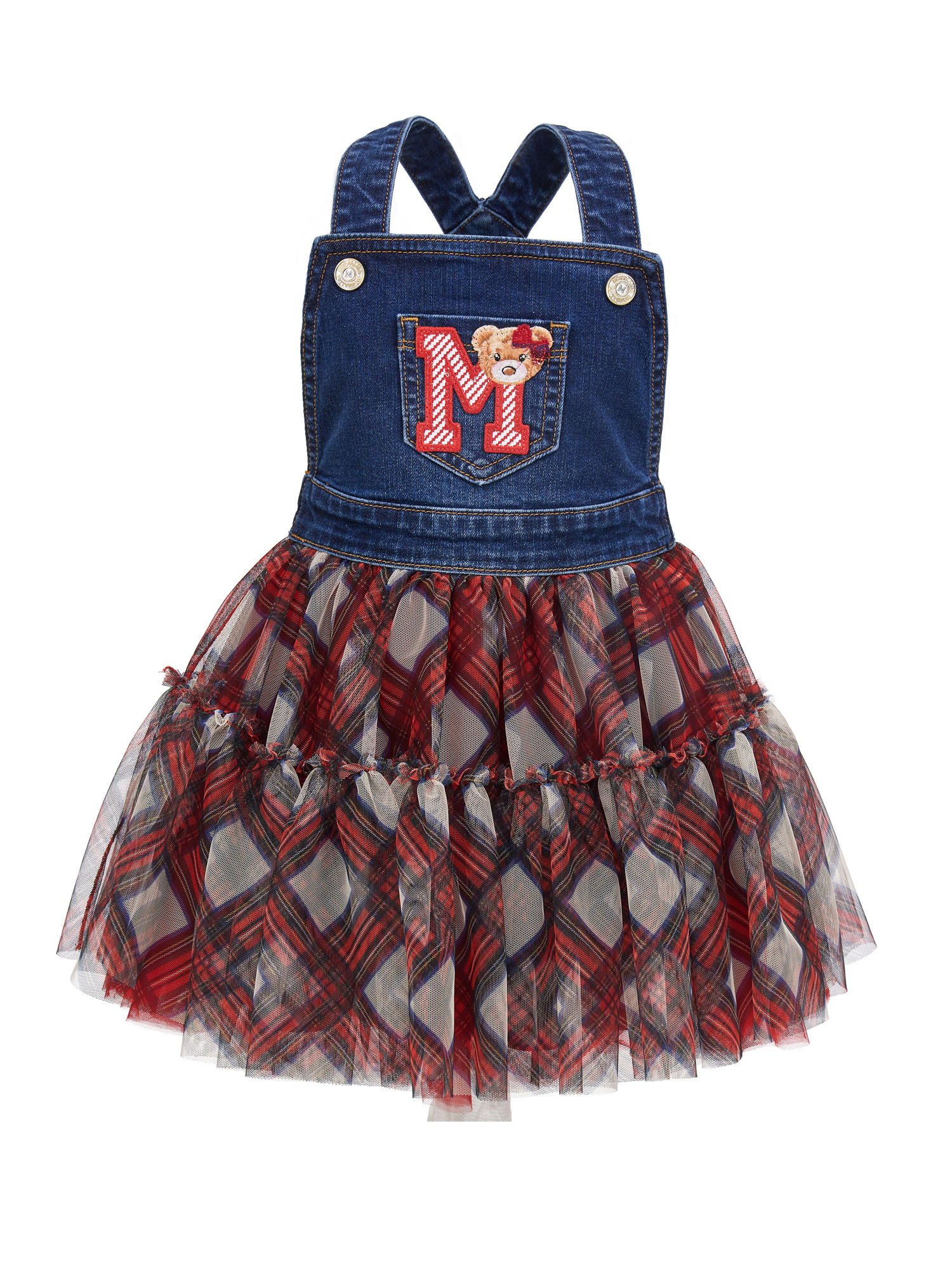 Salopette jeans gonna bambina best sale