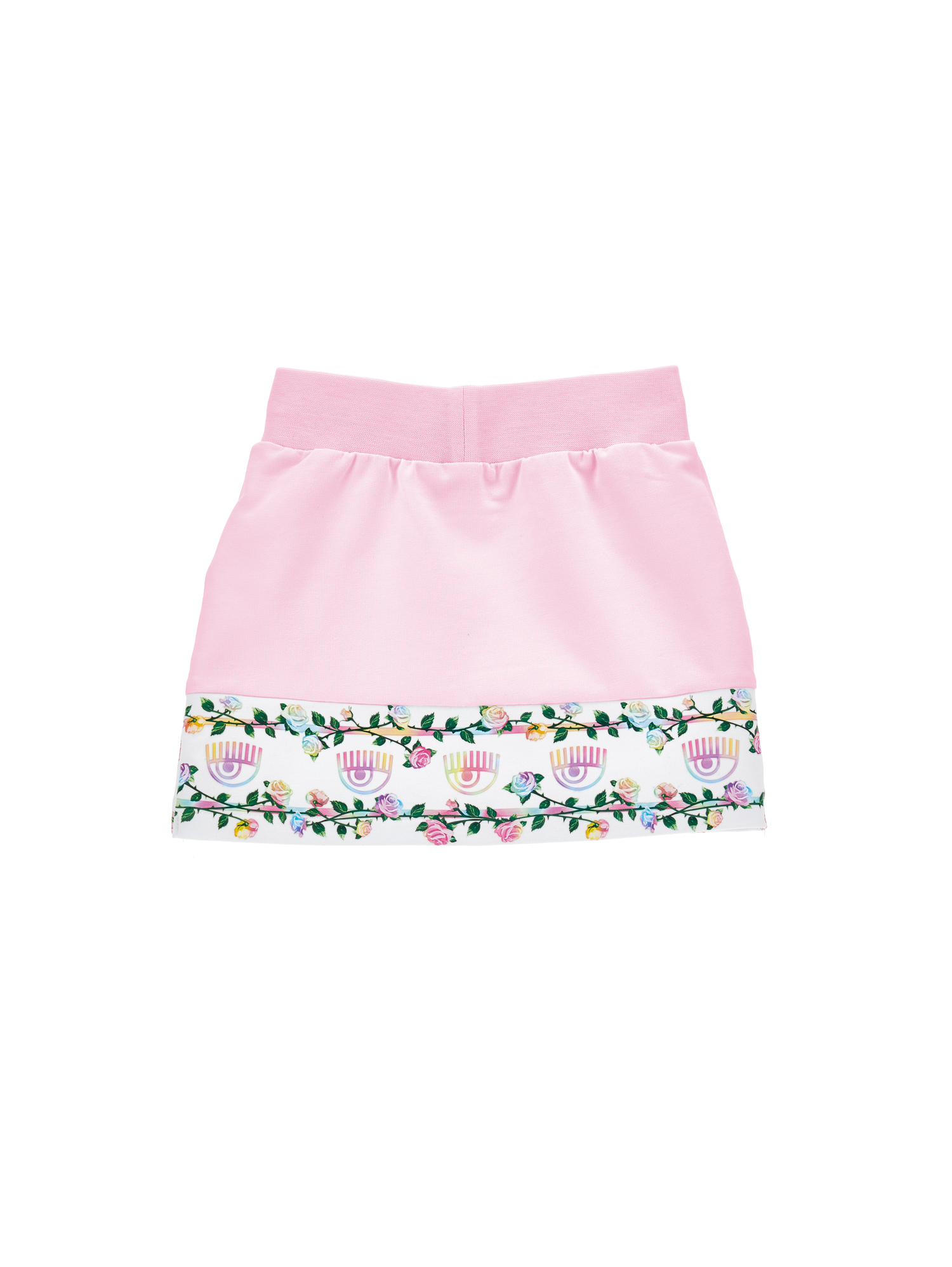 Shop Chiara Ferragni Cfmaxilogomania Mini Skirt In Fairy Tale