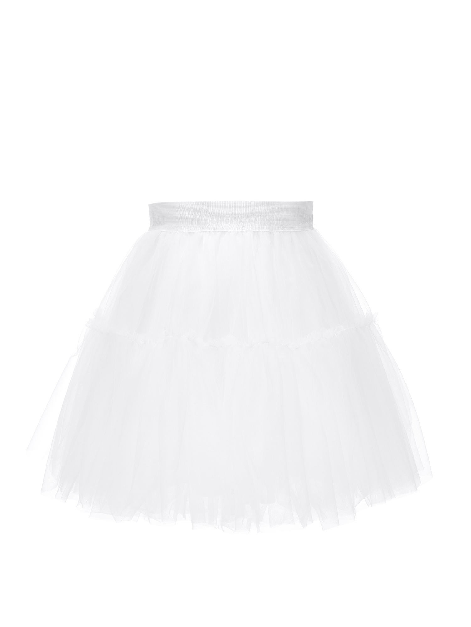 Monnalisa Babies'   Silk-touch Tulle Skirt In White