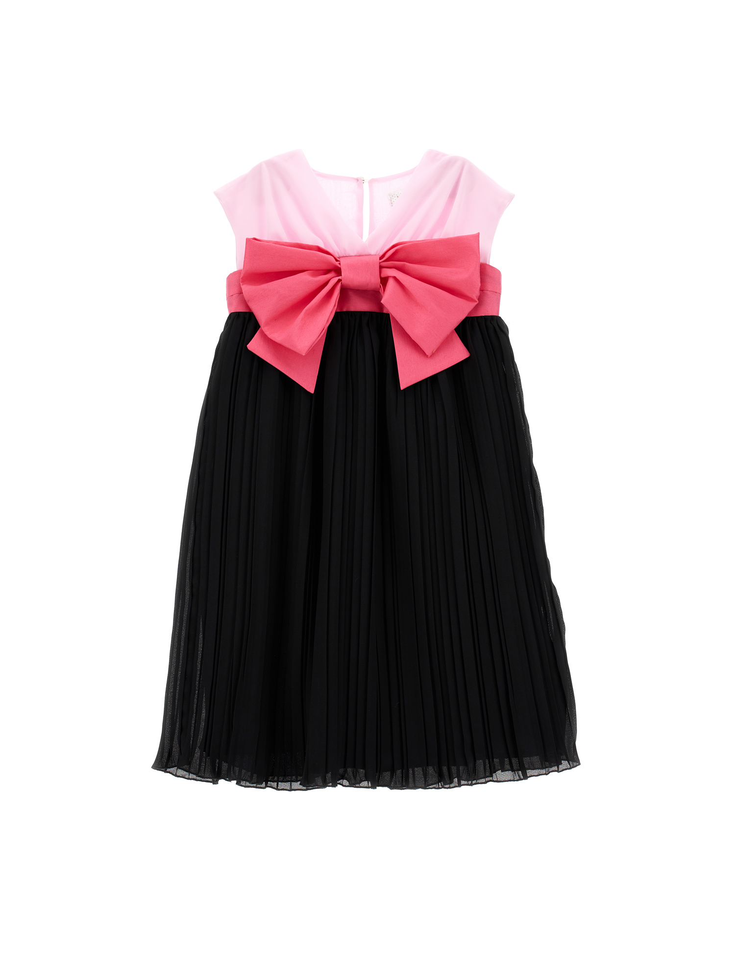 Monnalisa Babies'   Pleated Georgette Dress In Black