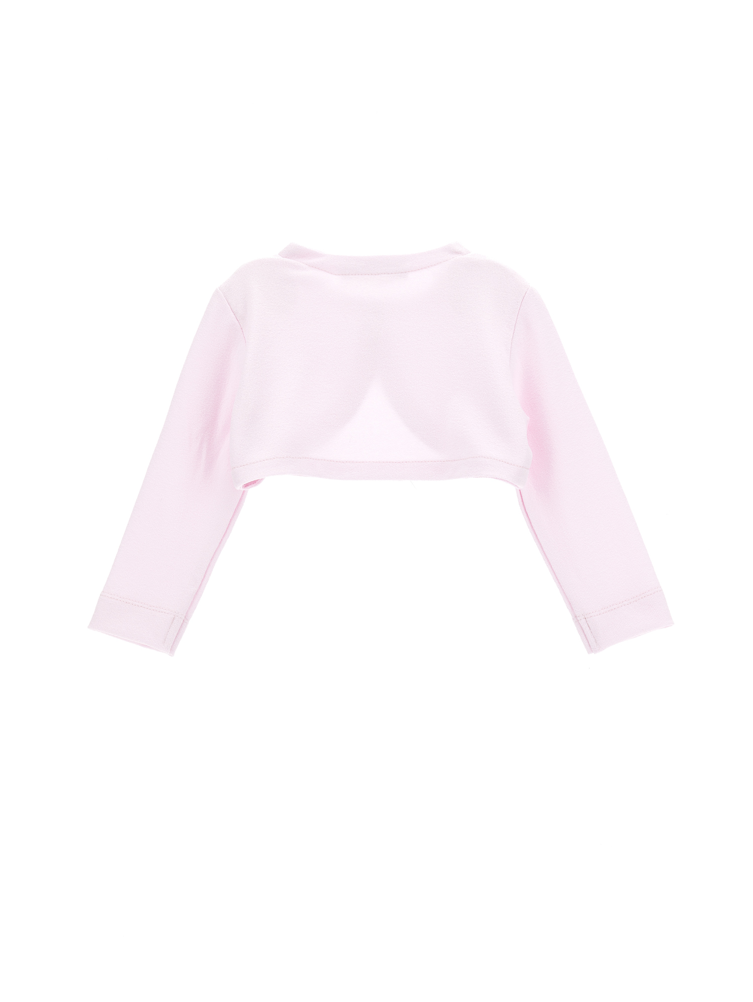 Monnalisa Cardigan With Button In Rosa Fairy Tale