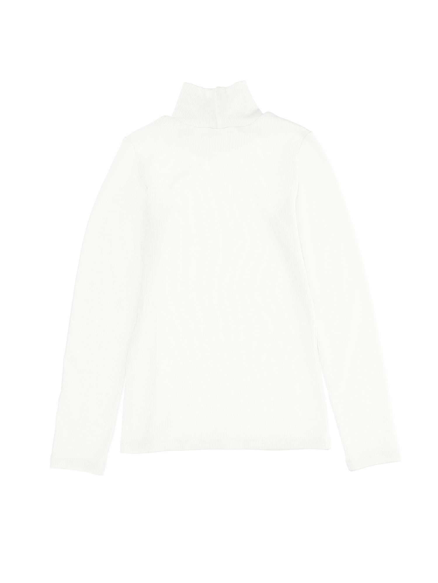 Monnalisa Viscose Turtleneck In Cream