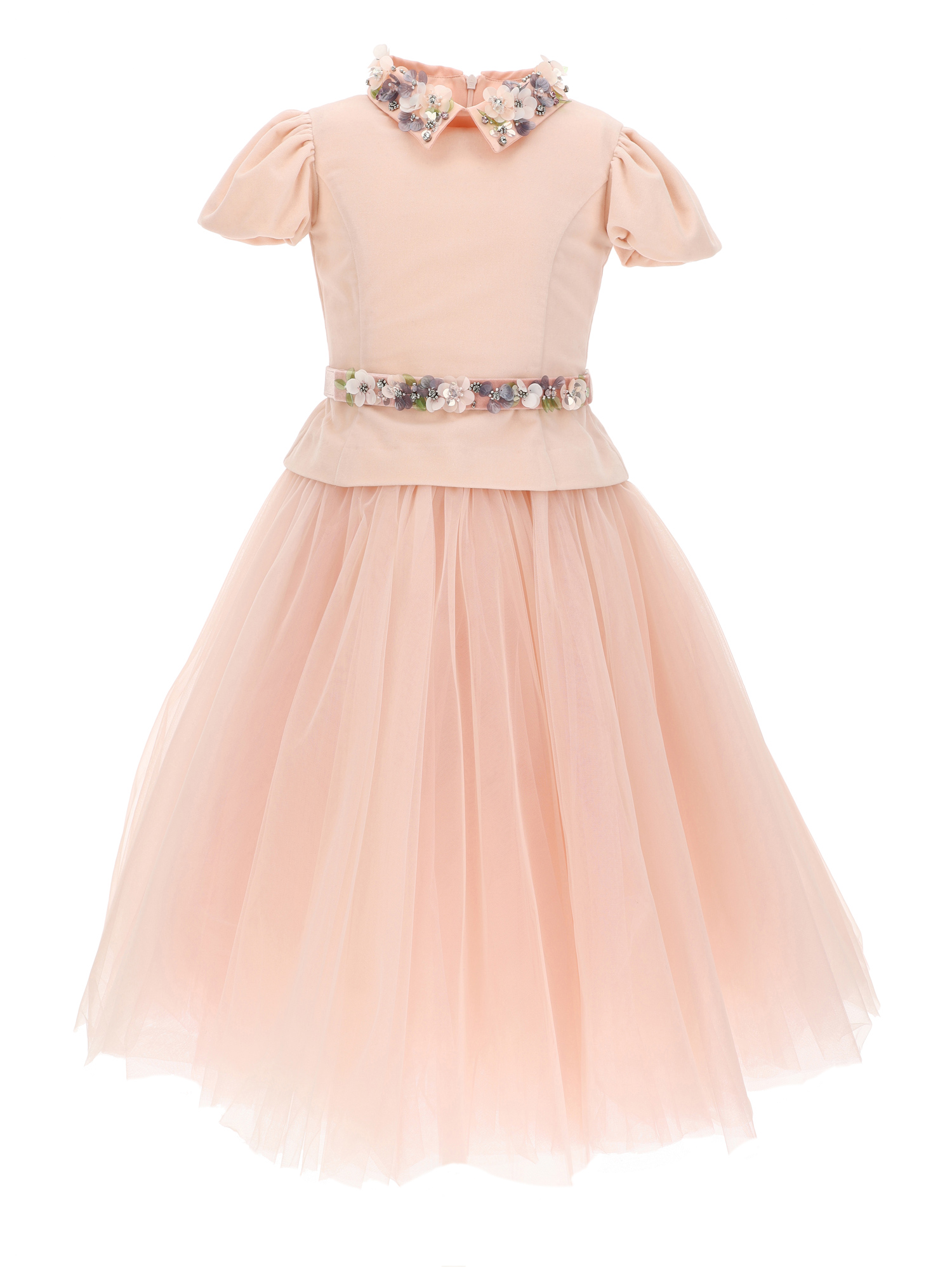 Moonlight velvet dress girl Monnalisa United States