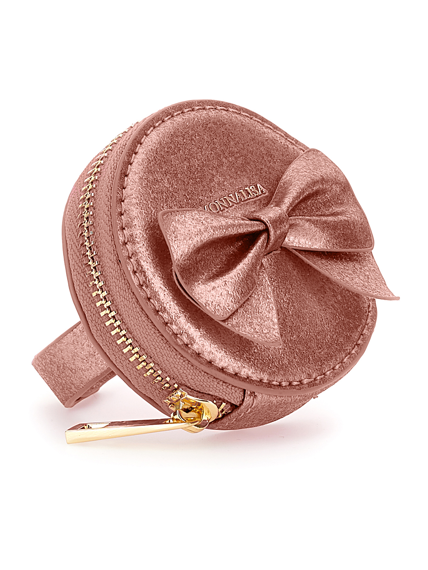 Shop Monnalisa Glitter Bracelet Purse In Rosa Fairy Tale