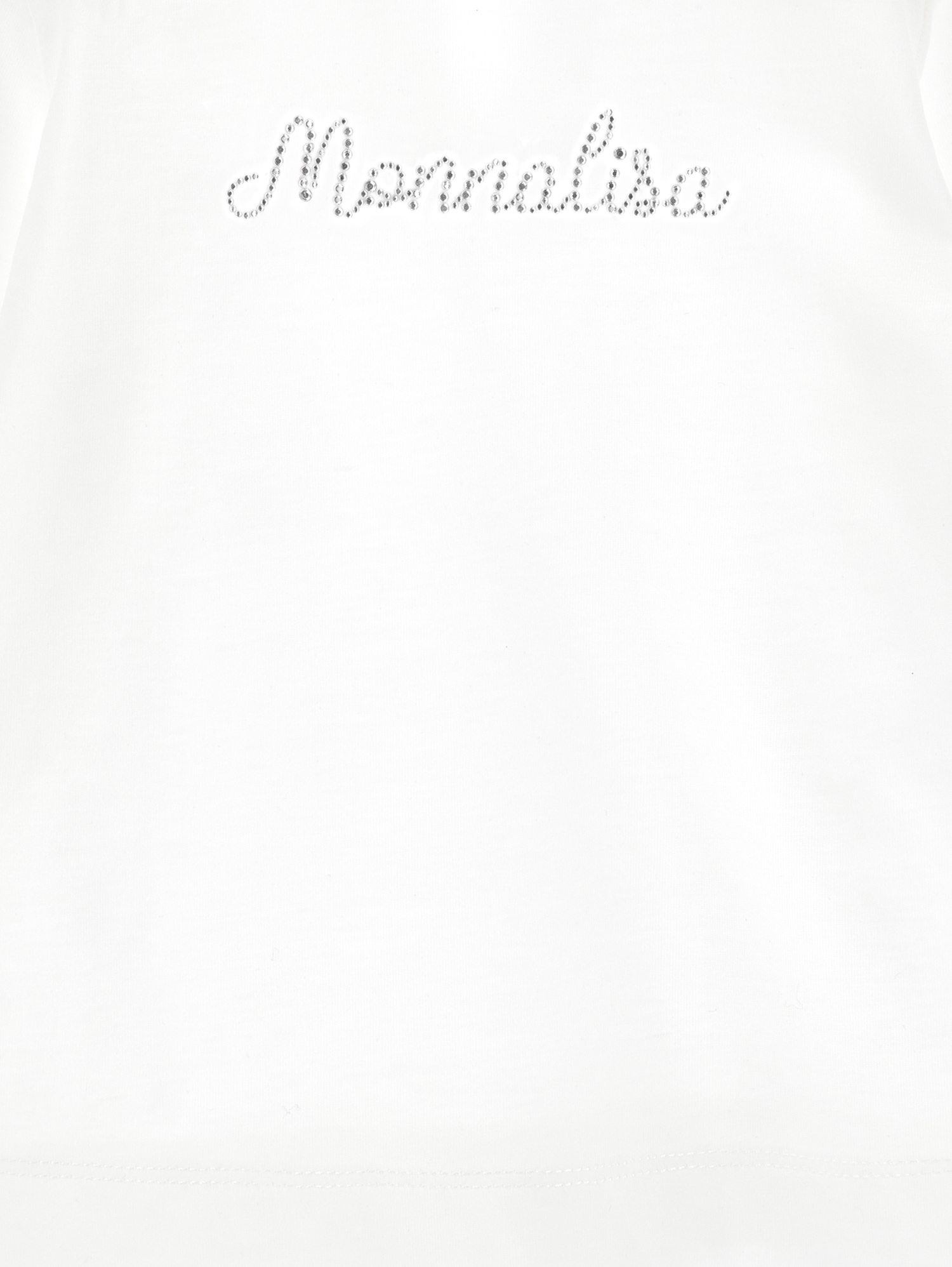 Shop Monnalisa Long-sleeved T-shirt In Cream