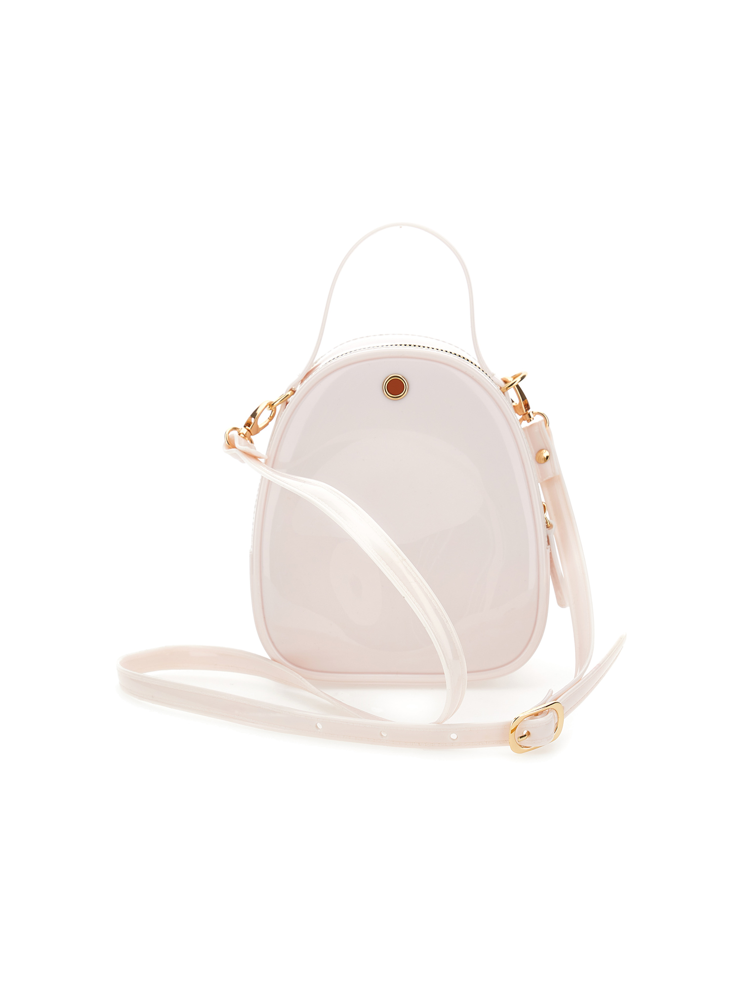 Monnalisa Alice In Wonderland Pvc Backpack In Rosa Fairy Tale