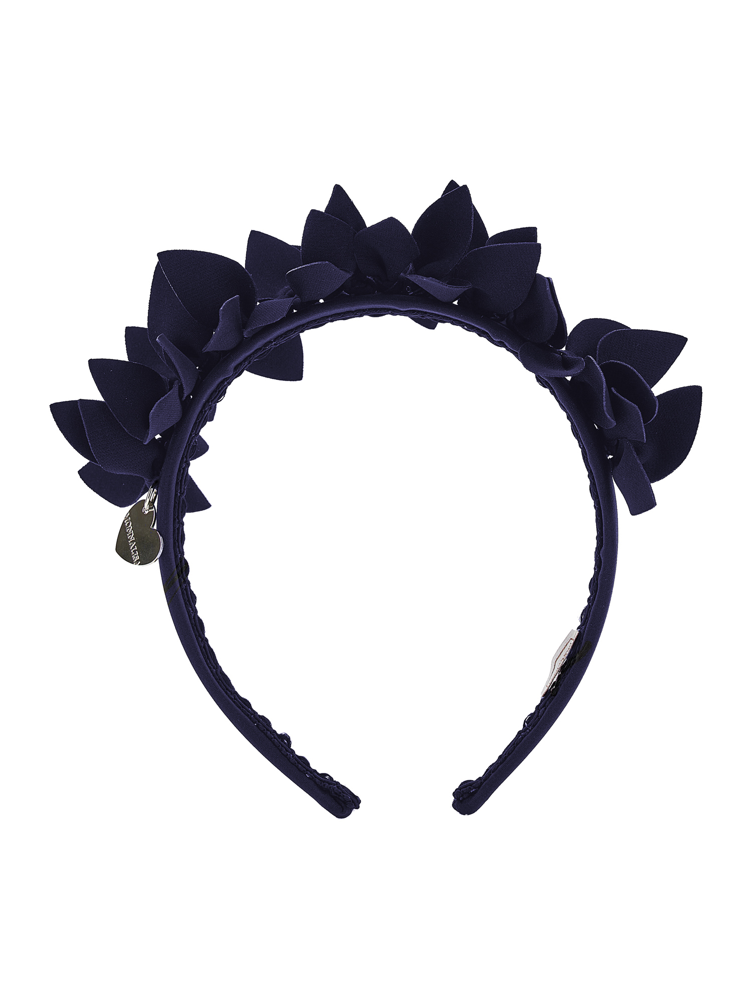 Monnalisa Kids'   Frou Frou Headband In Dark Blue