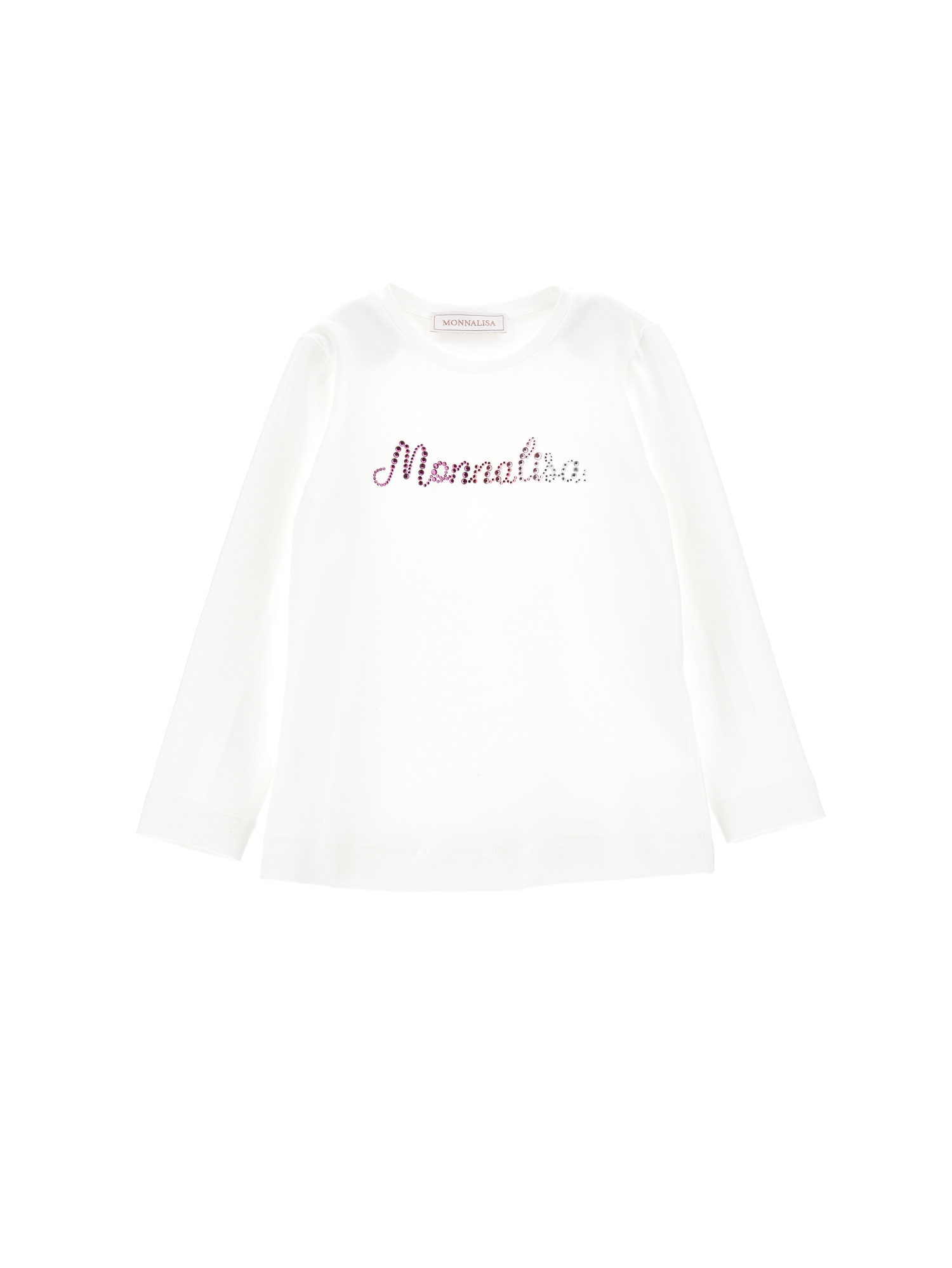 Monnalisa T-shirt cotone logata