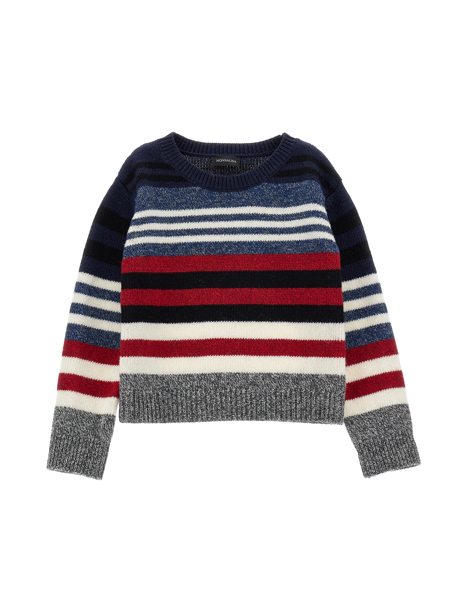 Red white and blue striped sweater on sale