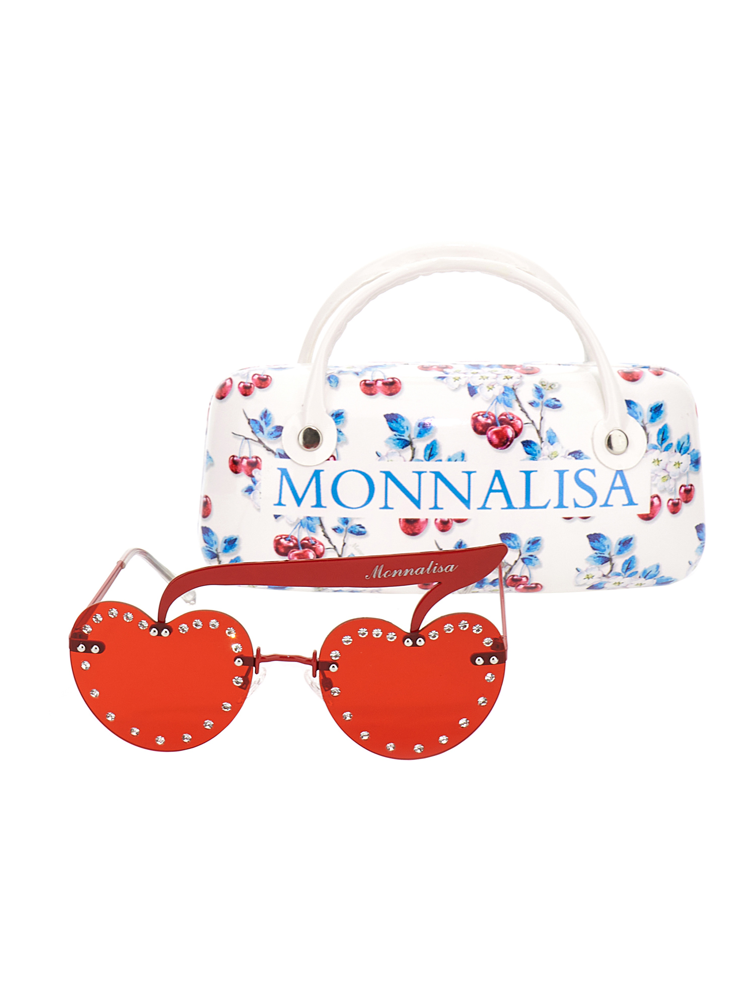 Monnalisa Kids'   Cherry Sunglasses In Red