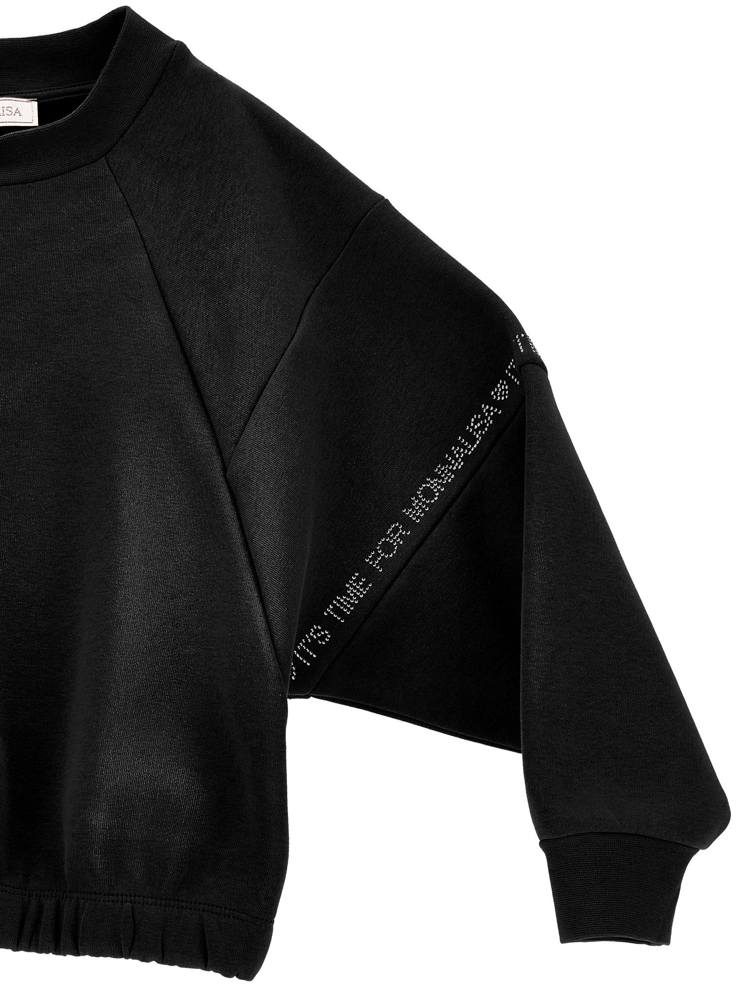 Monnalisa Sweatshirt In Black