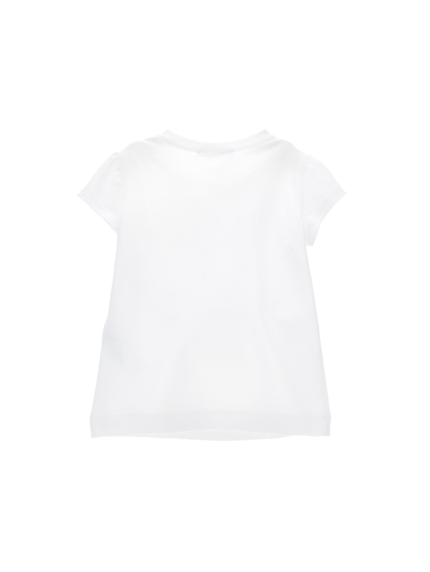 Shop Monnalisa Cherry Print Cotton T-shirt In White