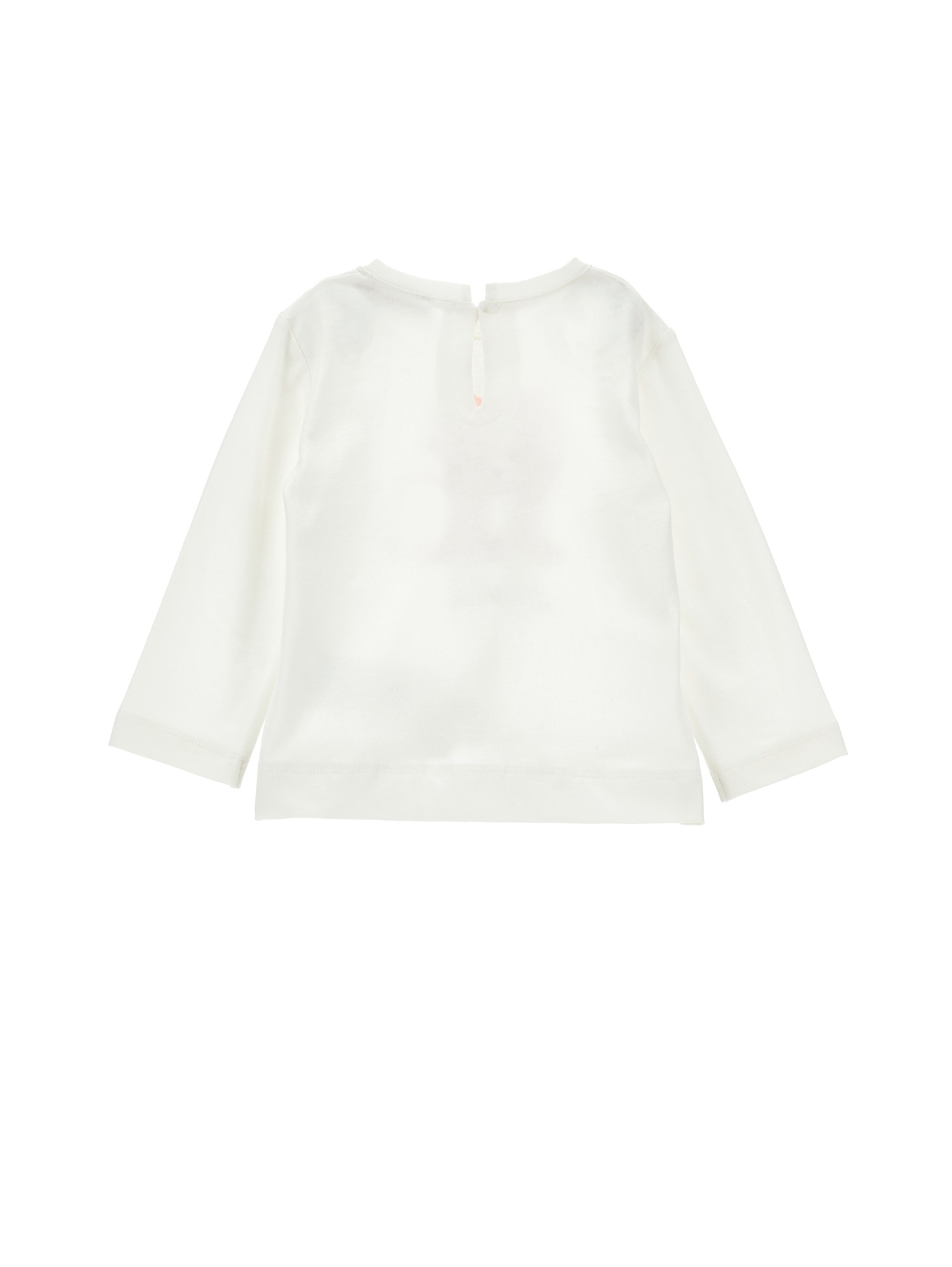 Monnalisa Minnie Rhinestone Jersey T-shirt In White