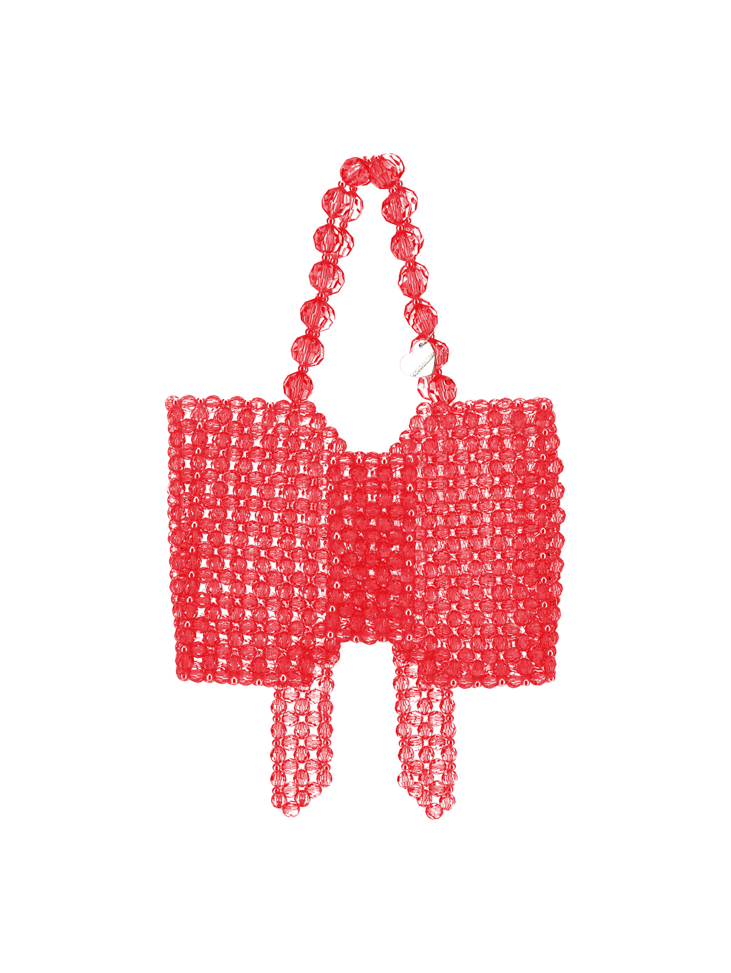 Monnalisa Candy Beaded Bag In Red
