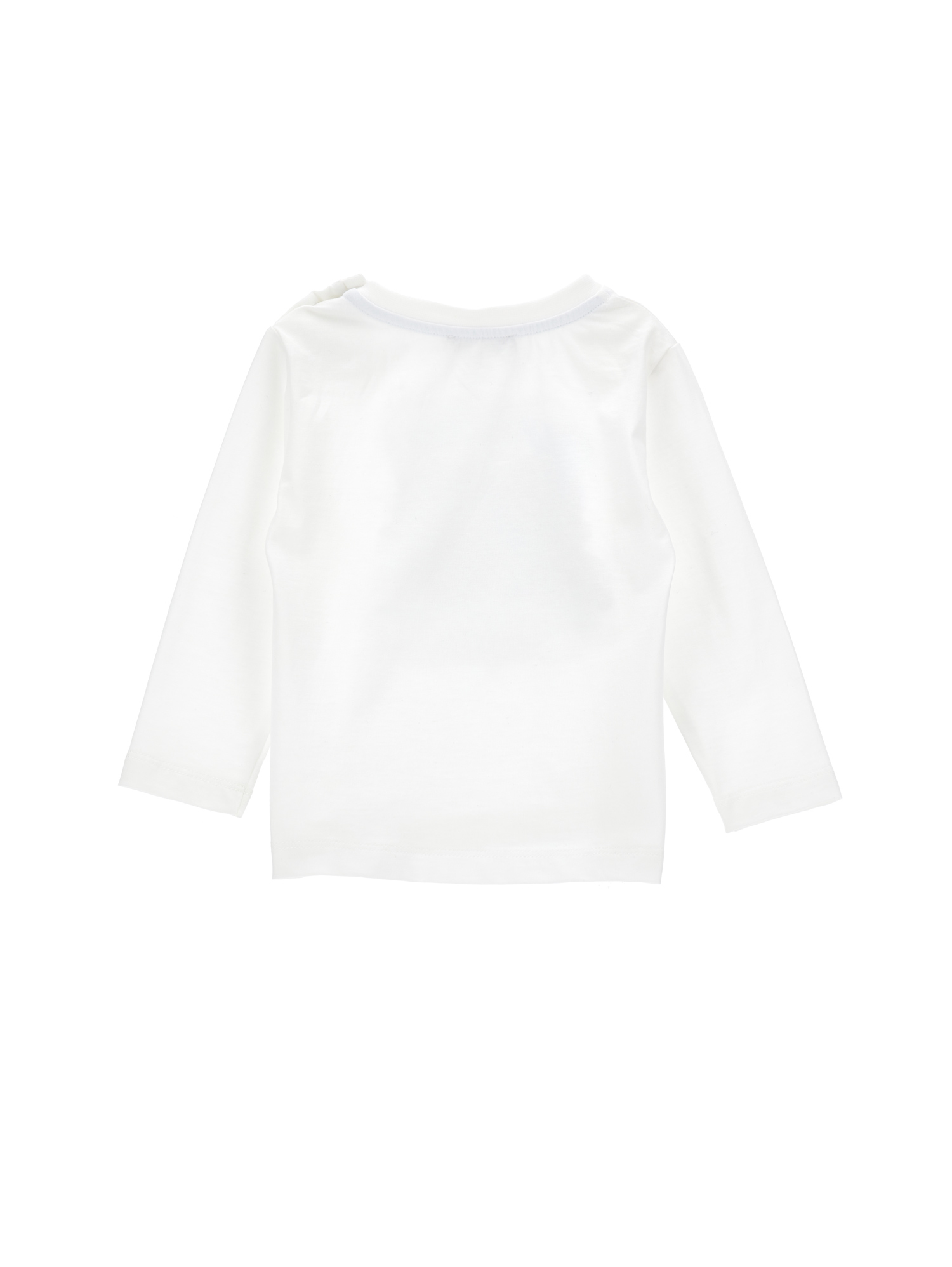 Monnalisa Organic Cotton Dumbo Print T-shirt In Cream