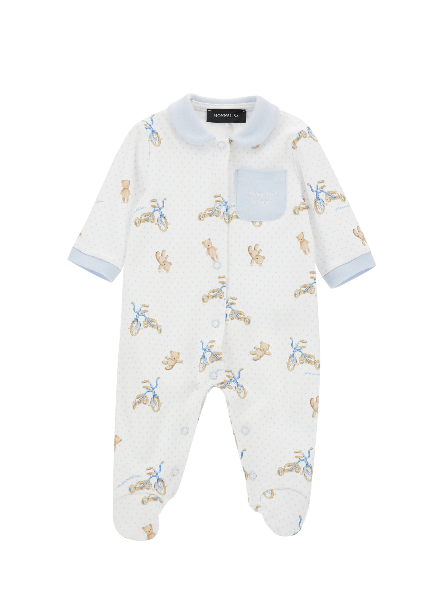 Monnalisa Tutina cotone "ride with you"