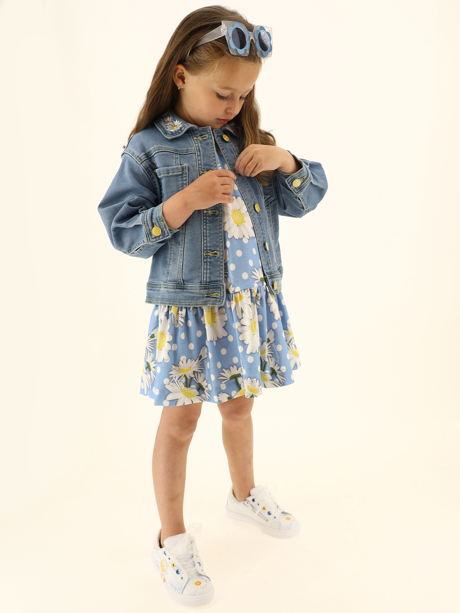 Monnalisa daisy dress new arrivals
