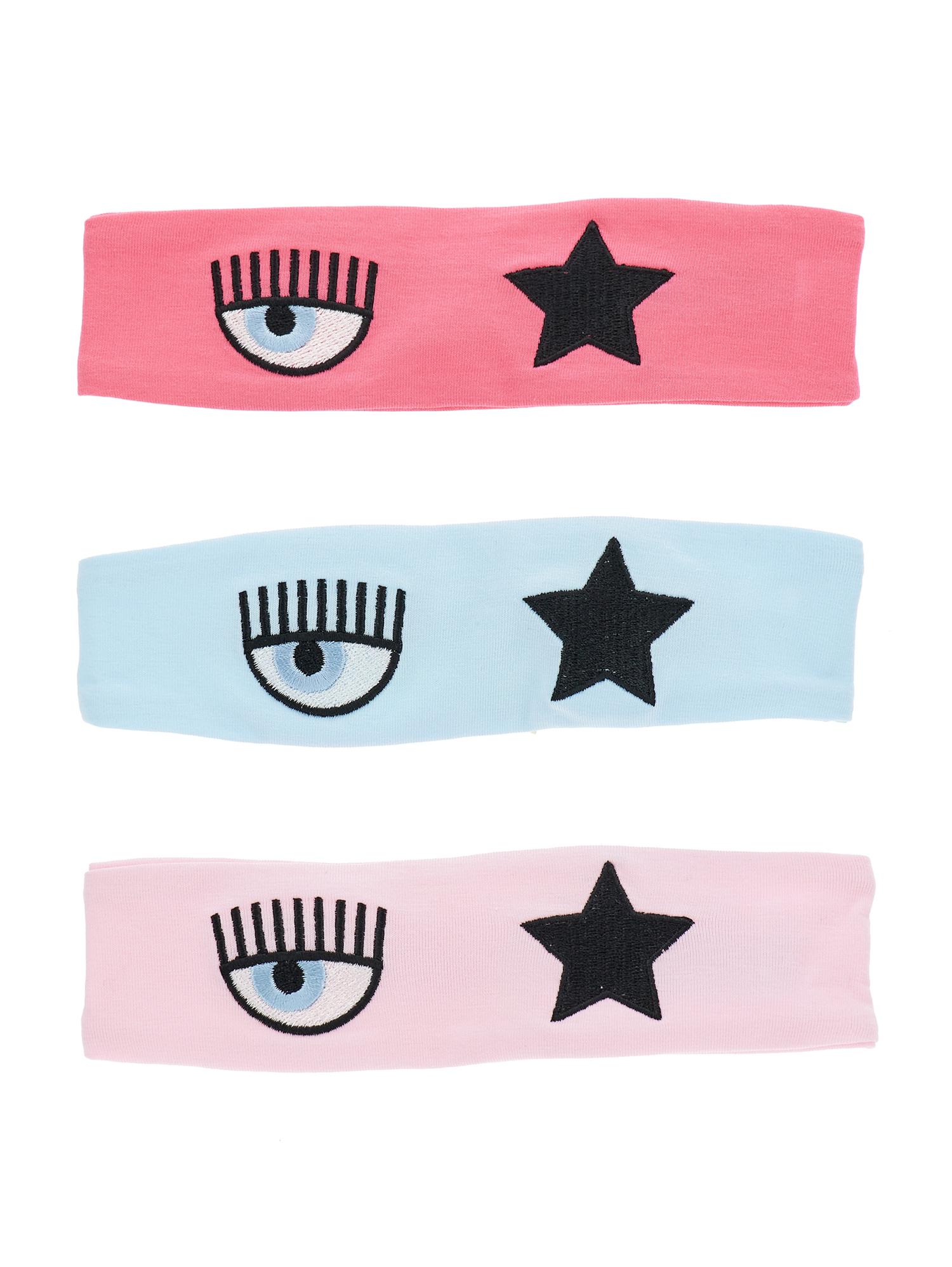 Shop Chiara Ferragni Eyestar Headband In Rosa Fairy Tale