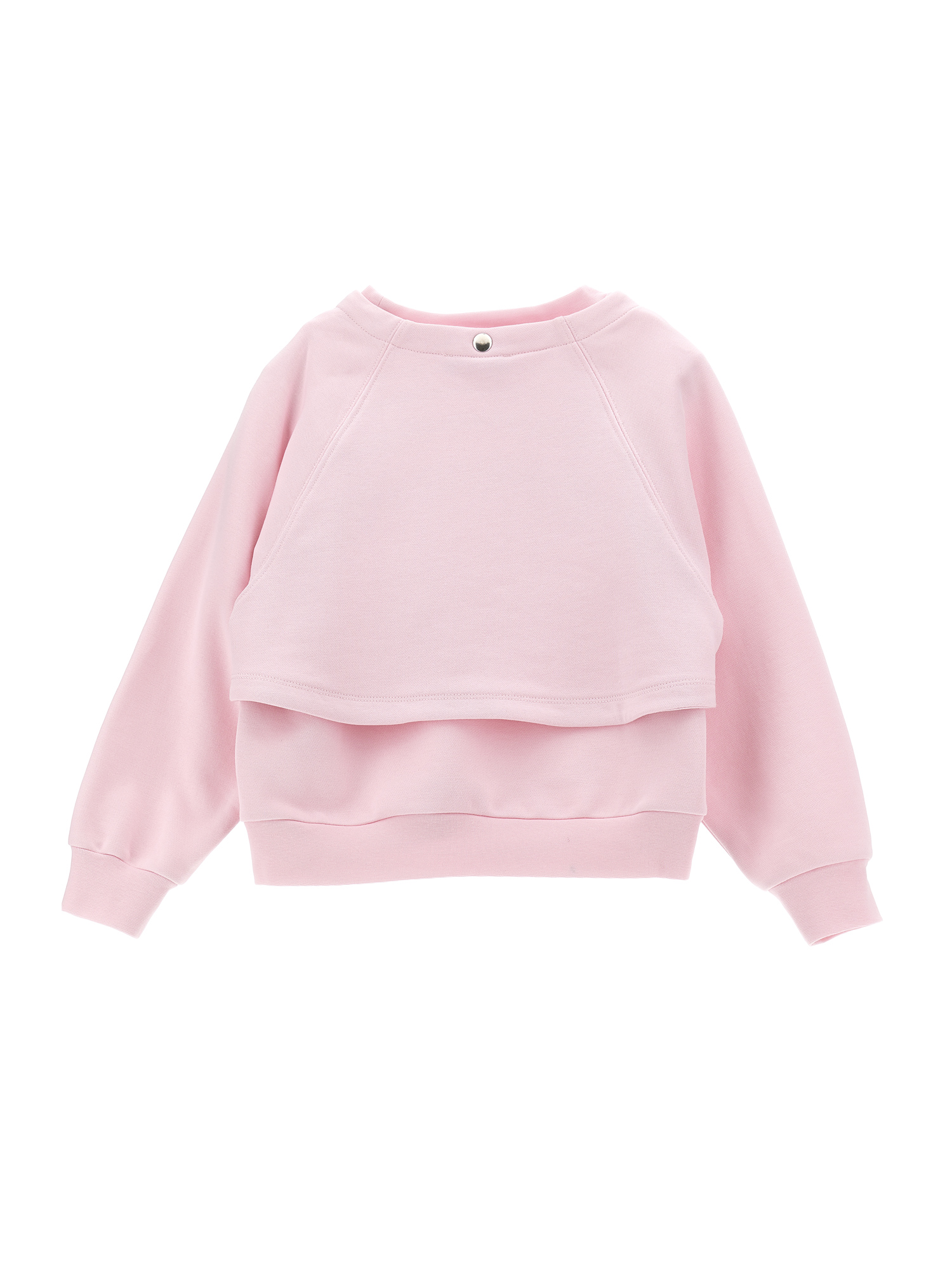 Monnalisa Sweatshirt With Shrug In Rosa Fairy Tale