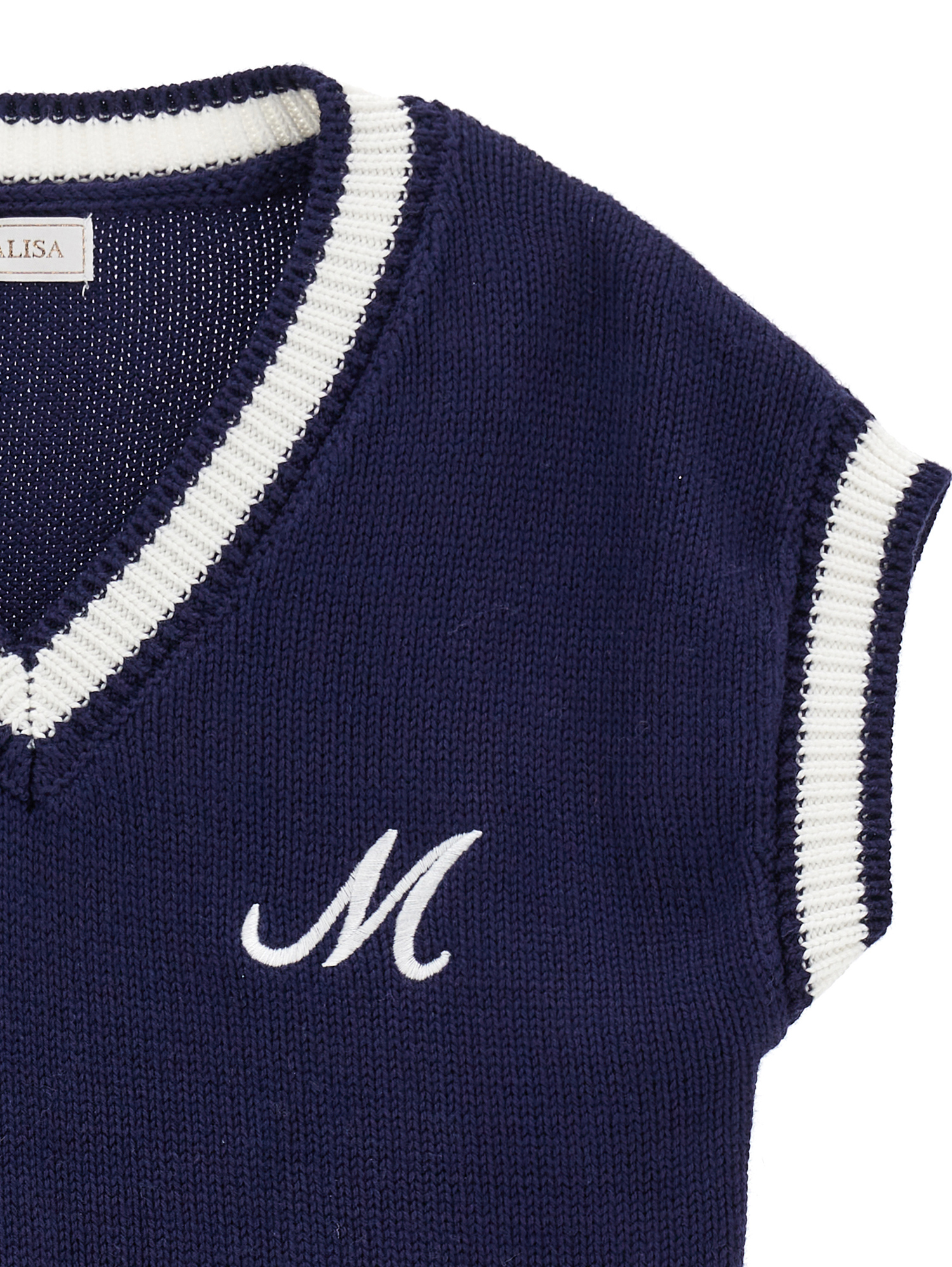 Melt the lady M nuance logo knit bk - メルカリ