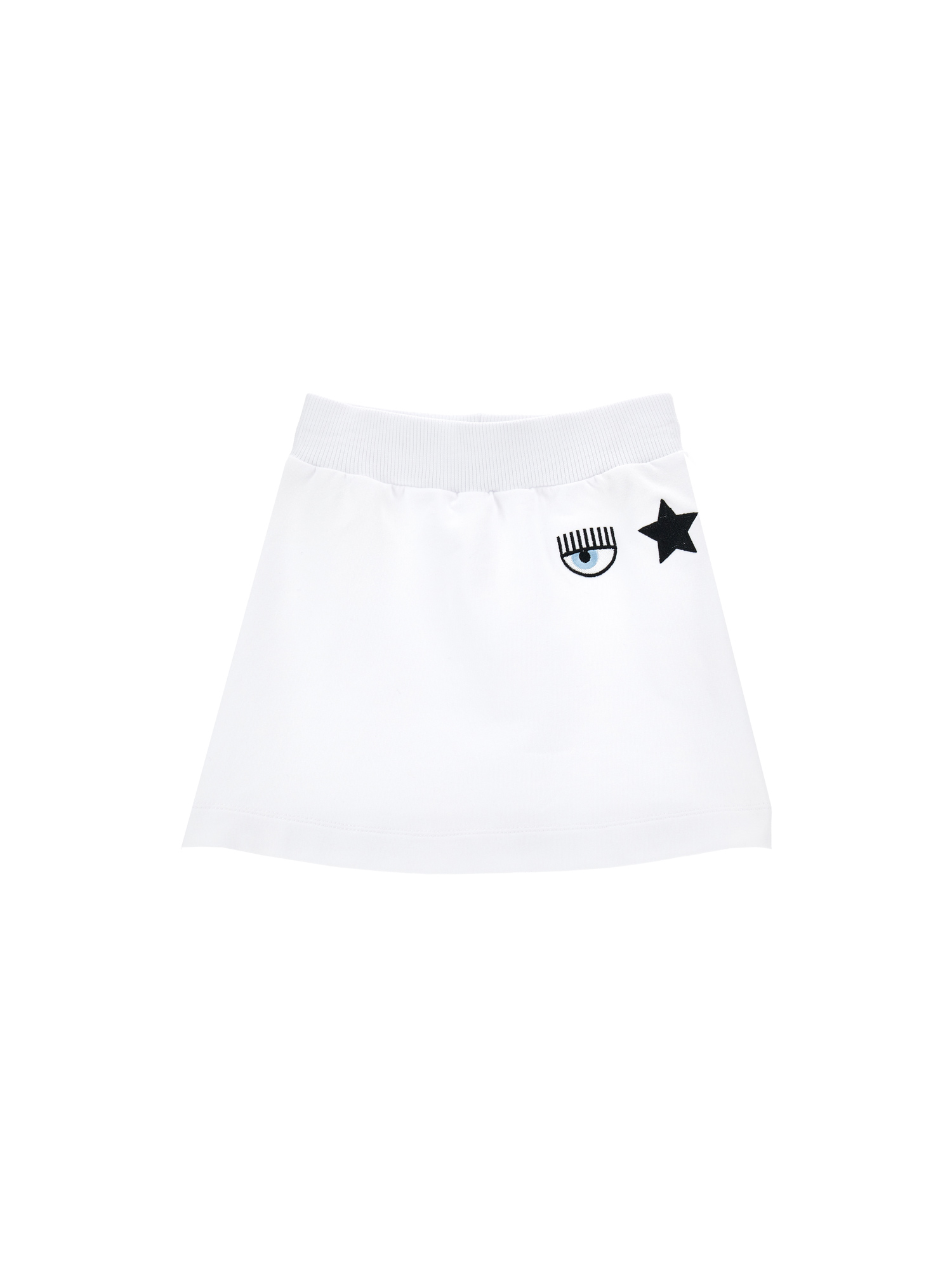 Chiara Ferragni Eyestar Skirt In White
