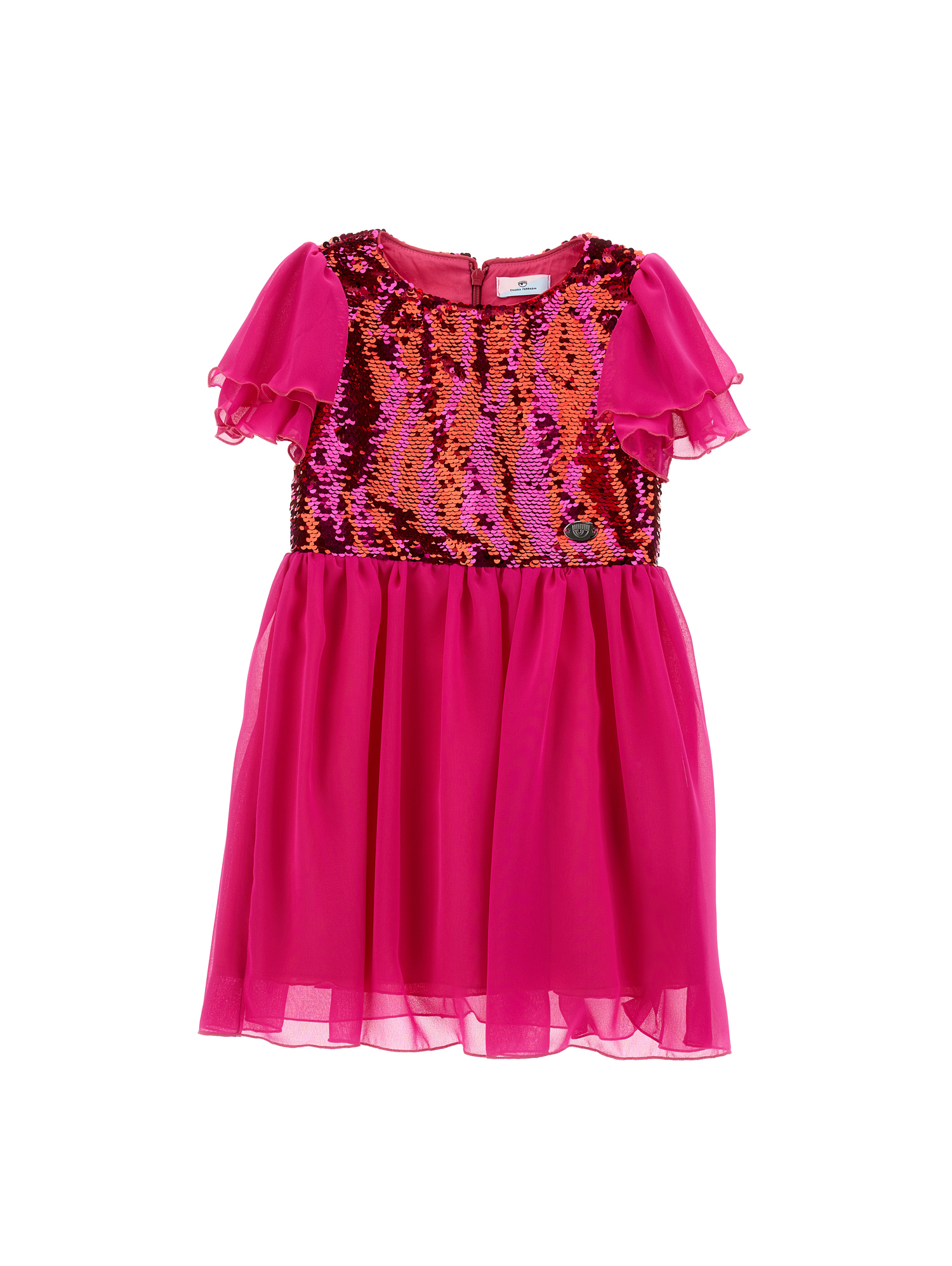 Monnalisa Abito con top paillettes CF Zebra
