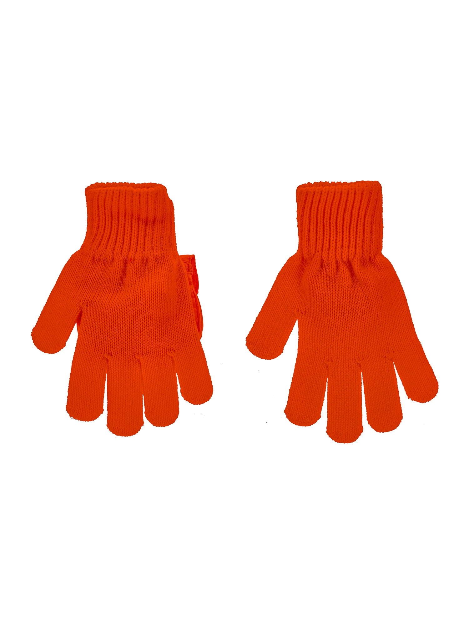 Shop Monnalisa Gloves With Satin Pocket In Orange