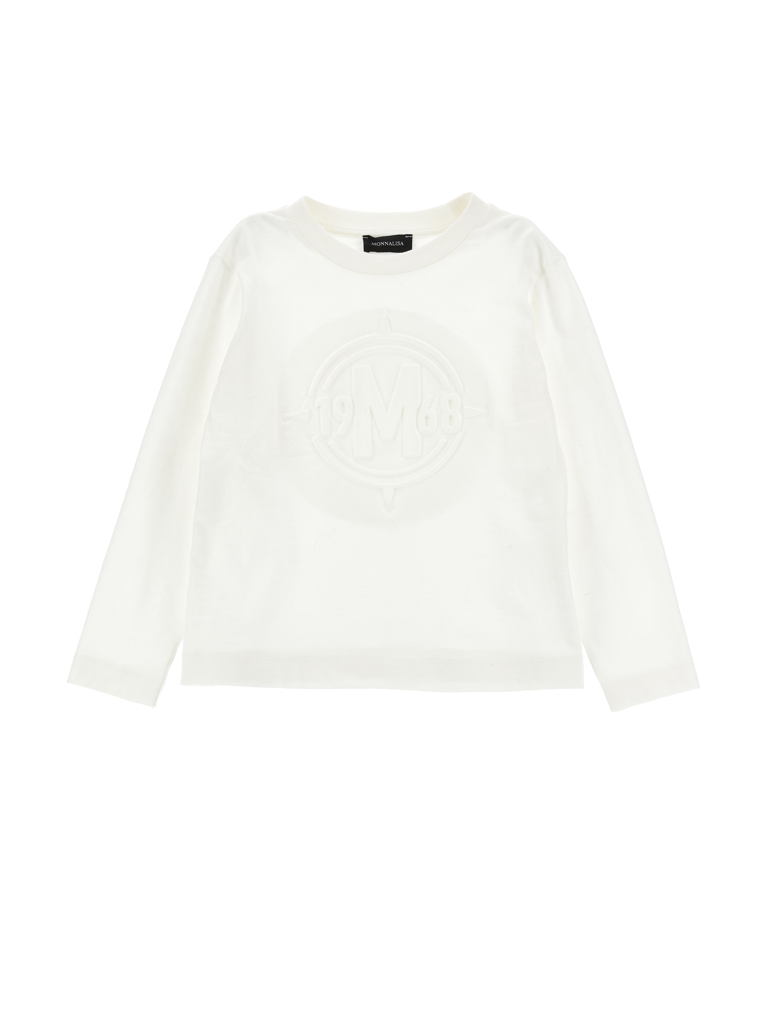 Monnalisa T-shirt cotone stampa logo