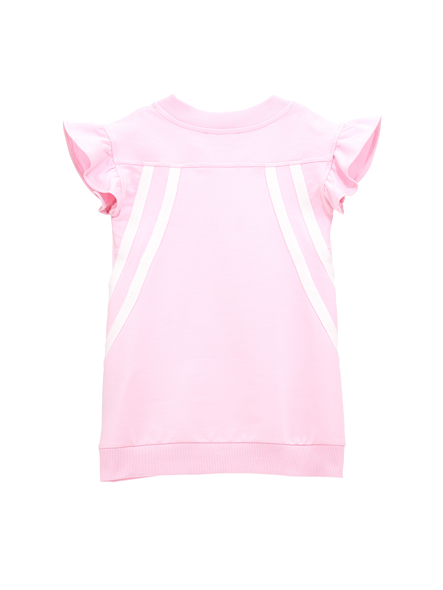 Shop Monnalisa Sporty Sweatshirt Dress In Pink