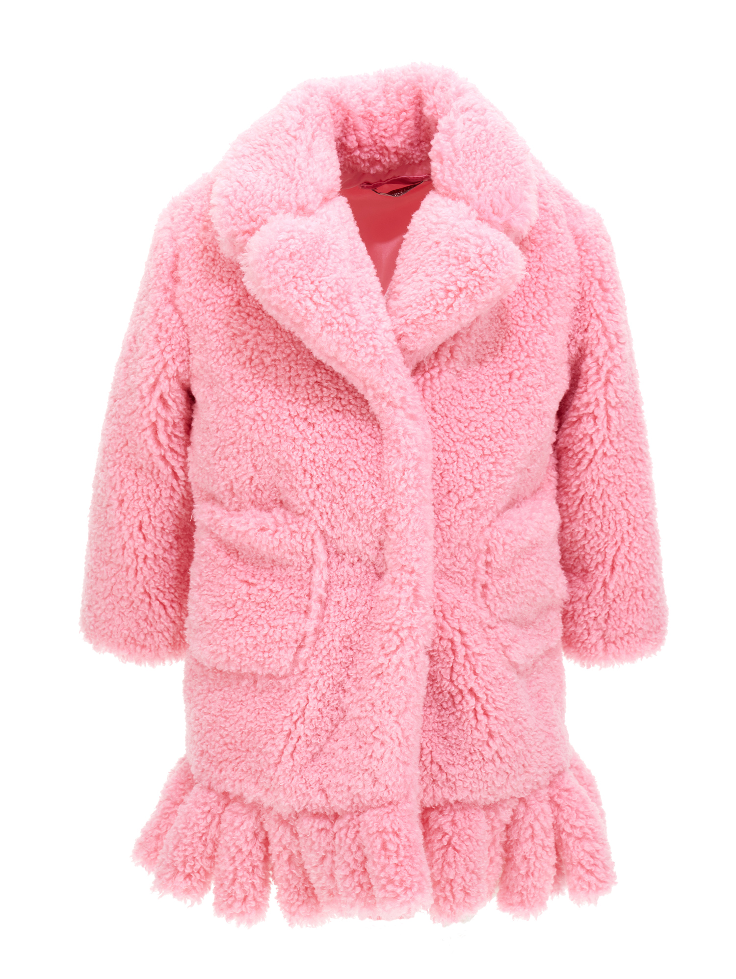 Girls pink teddy bear coat 2025