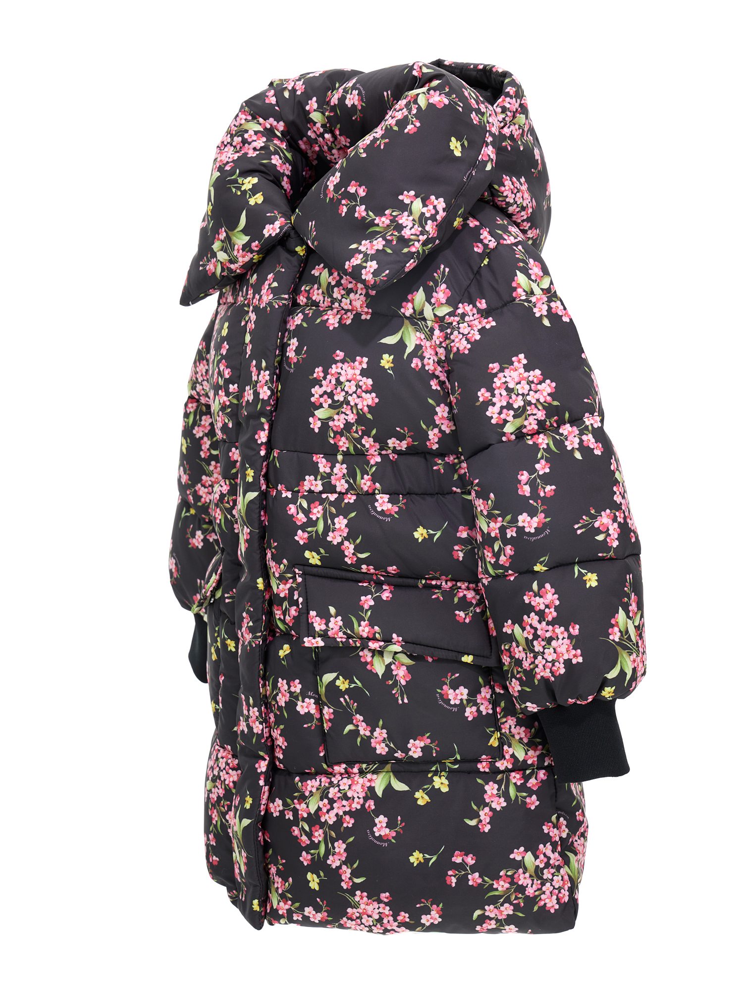 Floral outlet down coat