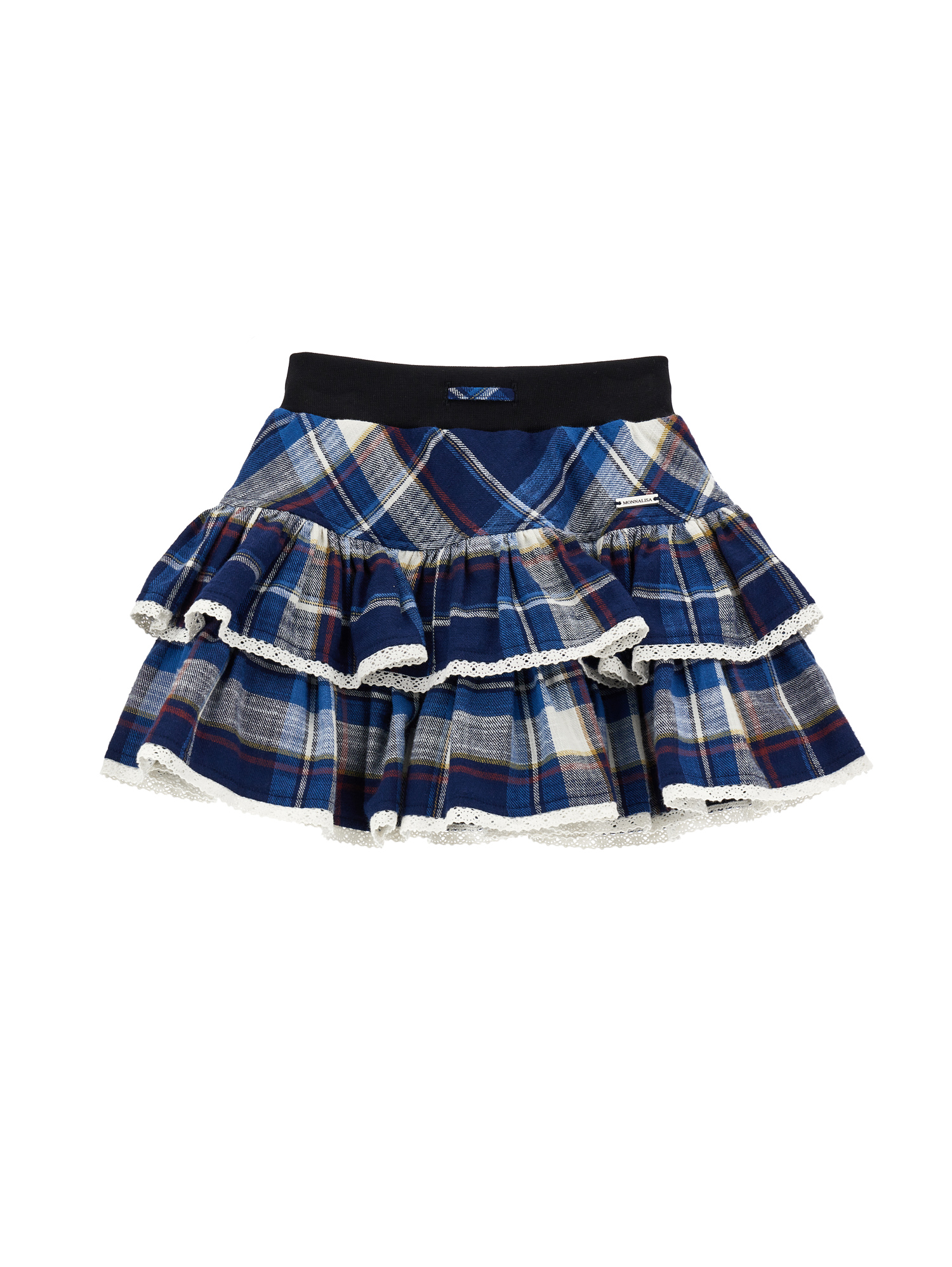 Monnalisa Gonna tartan con balze