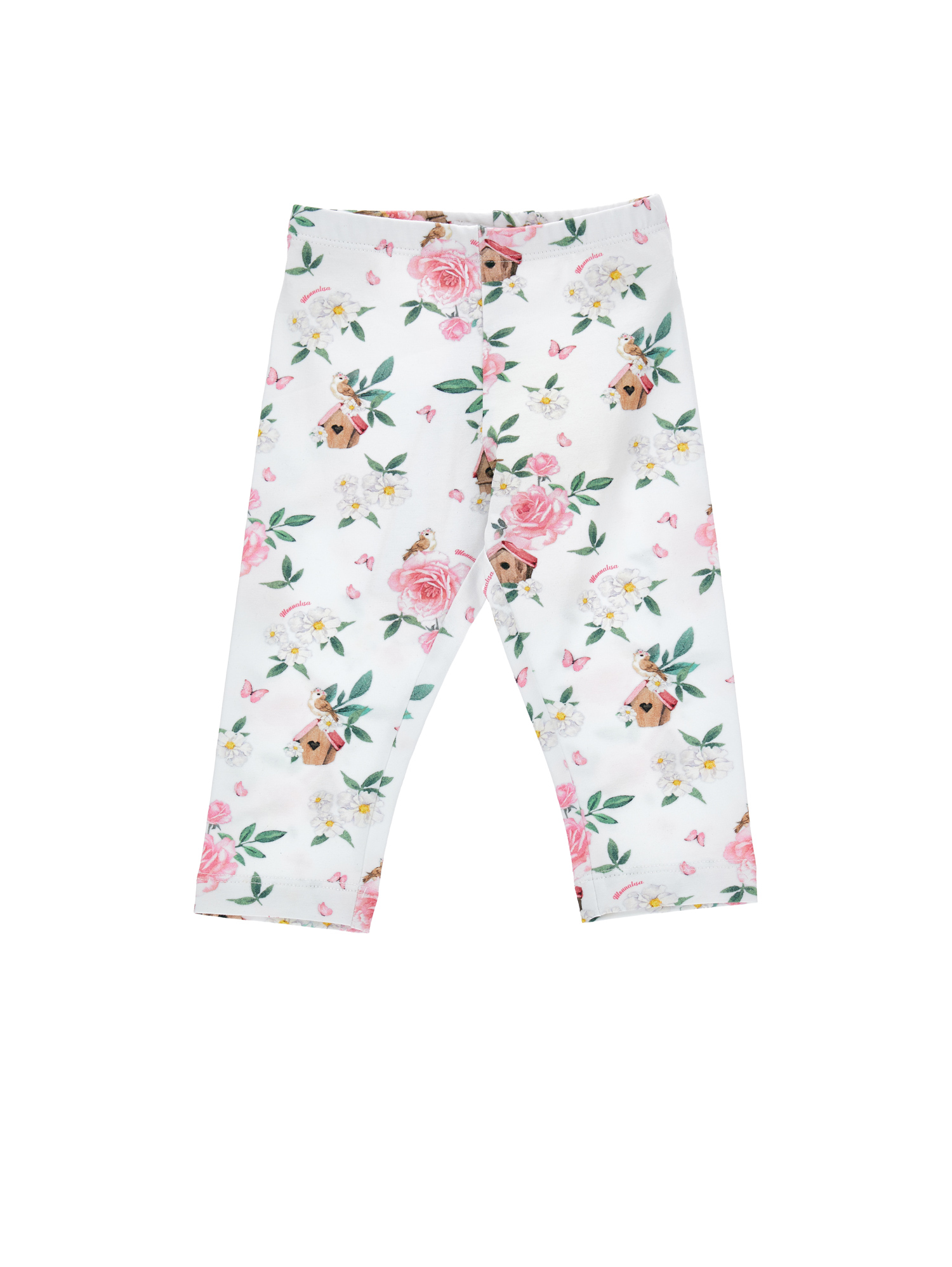 Floral print cotton leggings girl